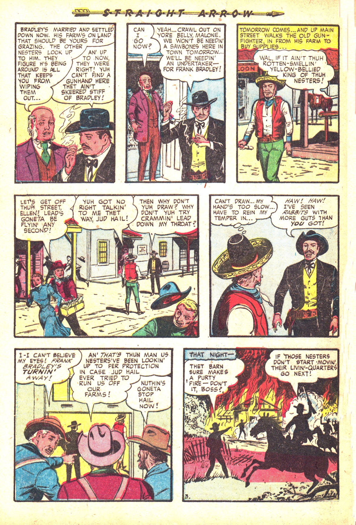 Read online Straight Arrow comic -  Issue #35 - 28