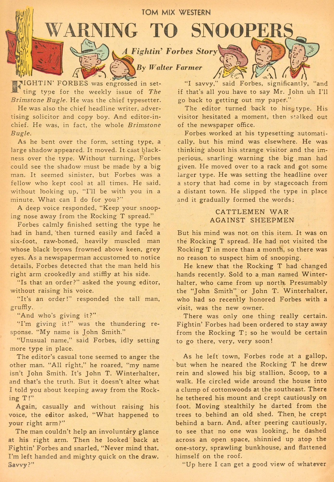 Read online Tom Mix Western (1948) comic -  Issue #43 - 26
