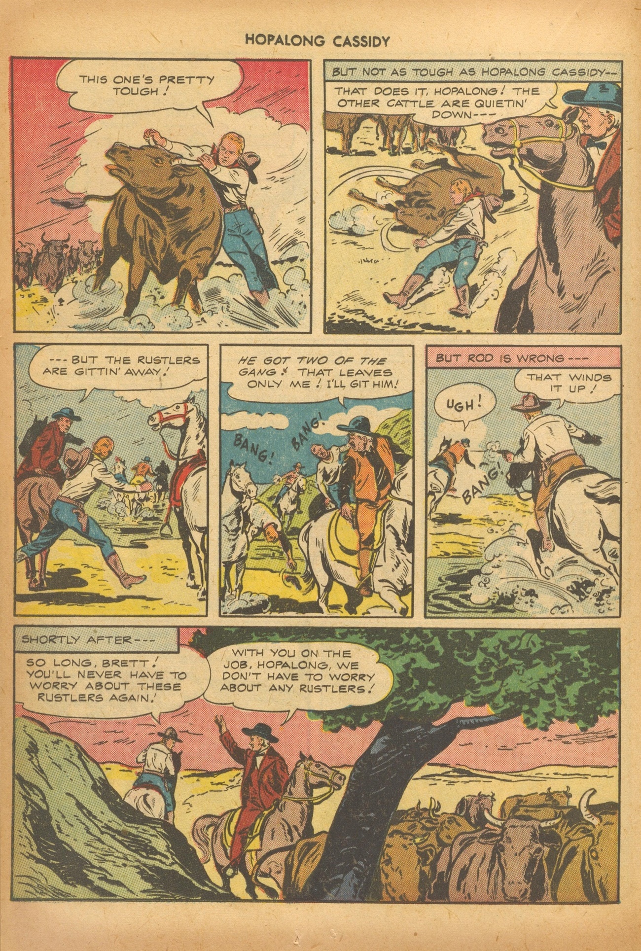 Read online Hopalong Cassidy comic -  Issue #12 - 22