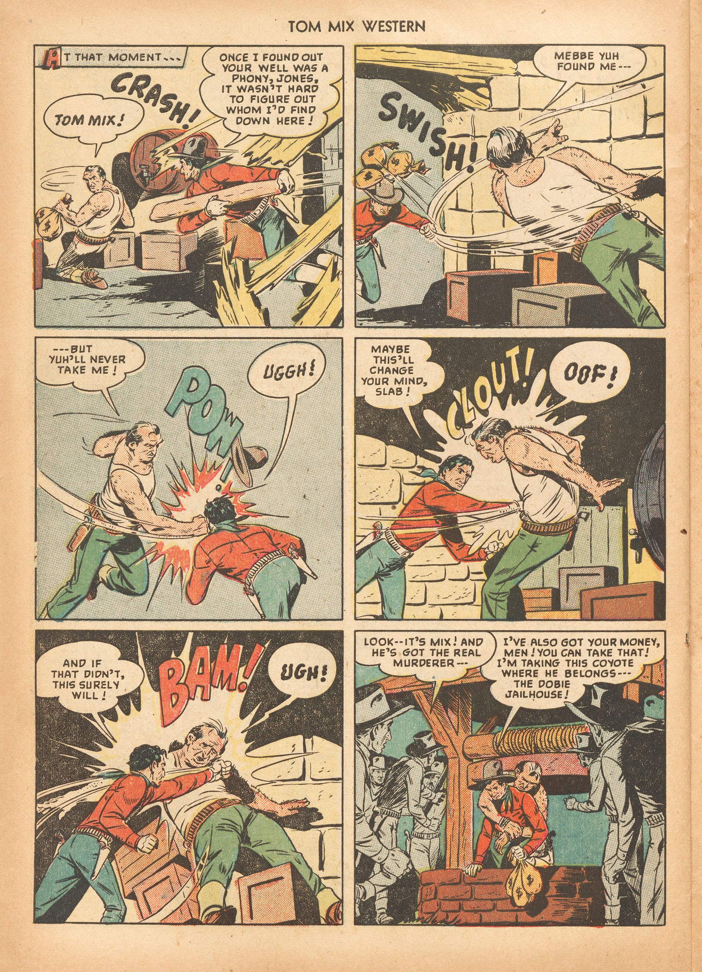 Read online Tom Mix Western (1948) comic -  Issue #23 - 32