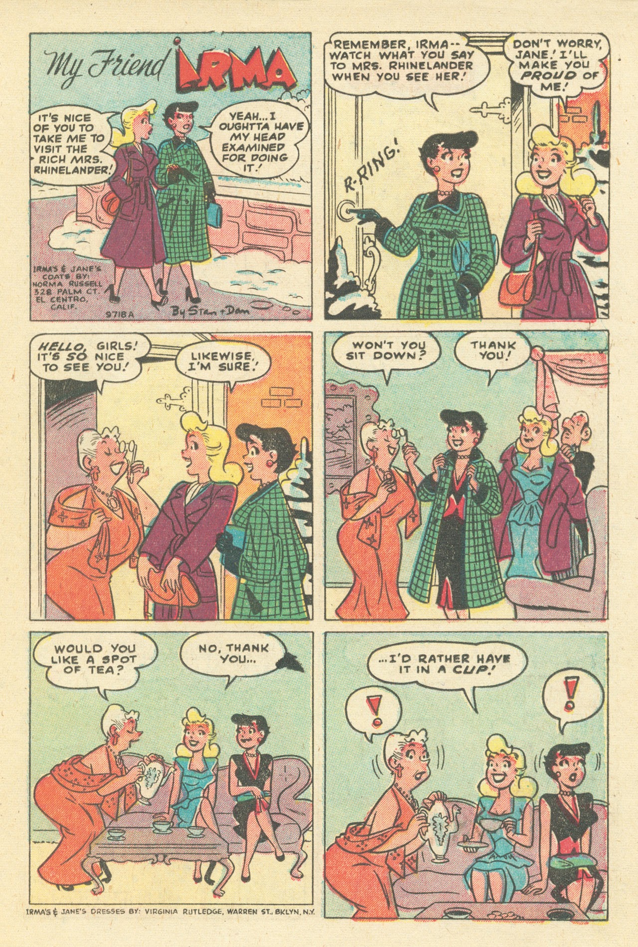 Read online My Friend Irma comic -  Issue #18 - 17
