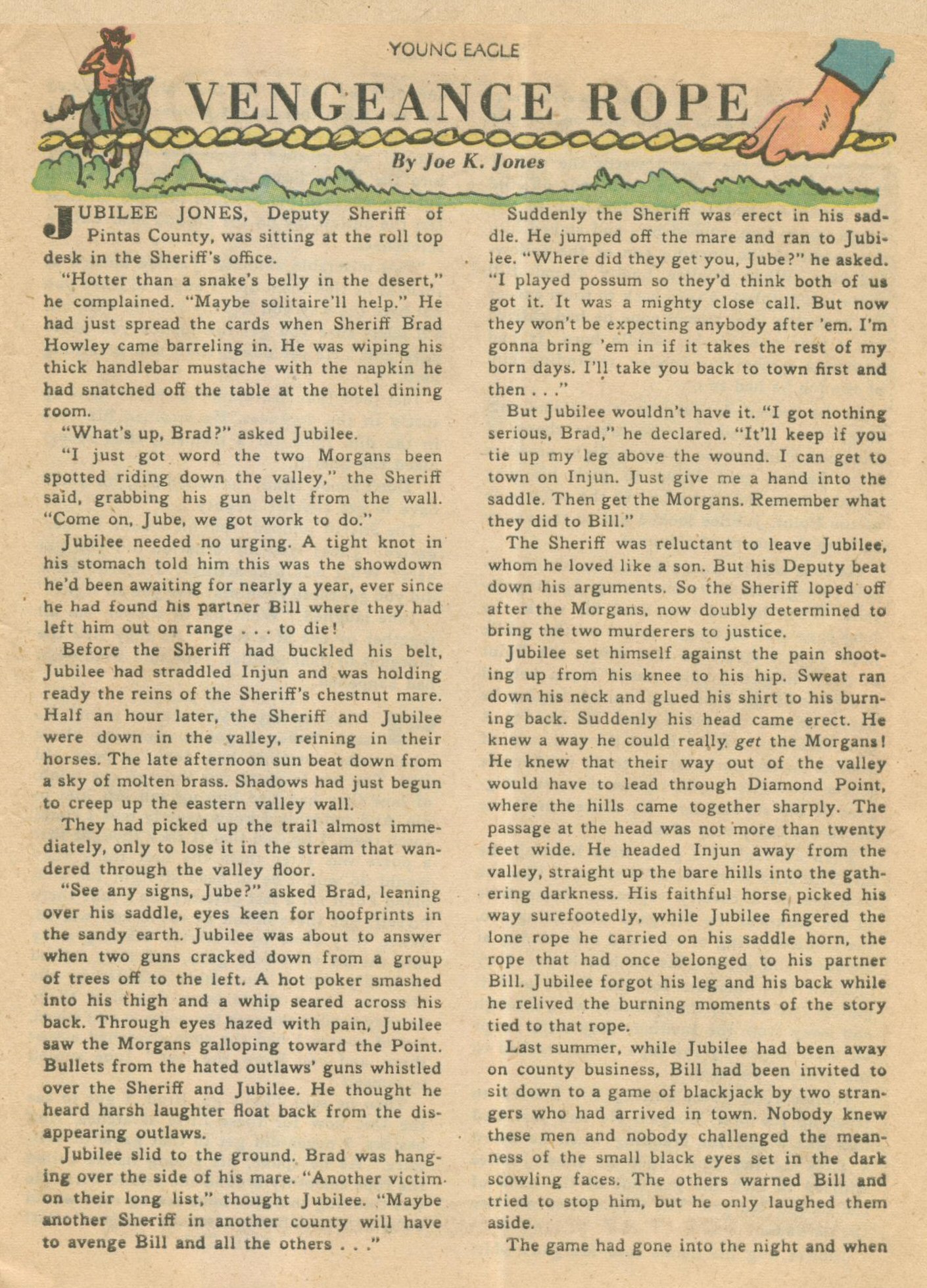 Read online Young Eagle comic -  Issue #9 - 22