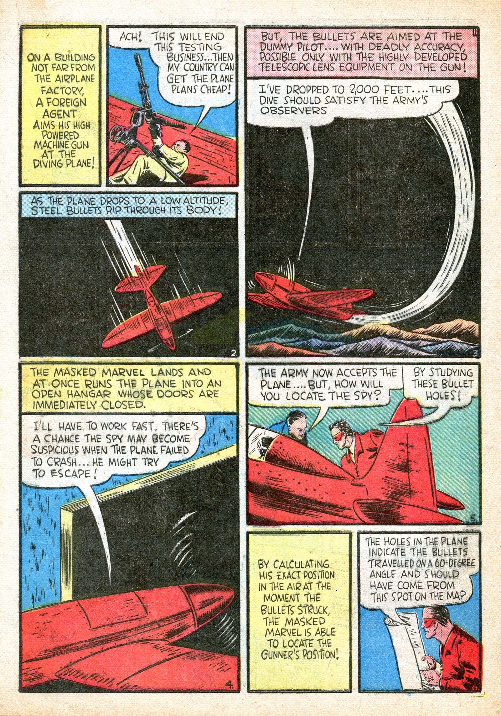 Read online Masked Marvel comic -  Issue #3 - 44