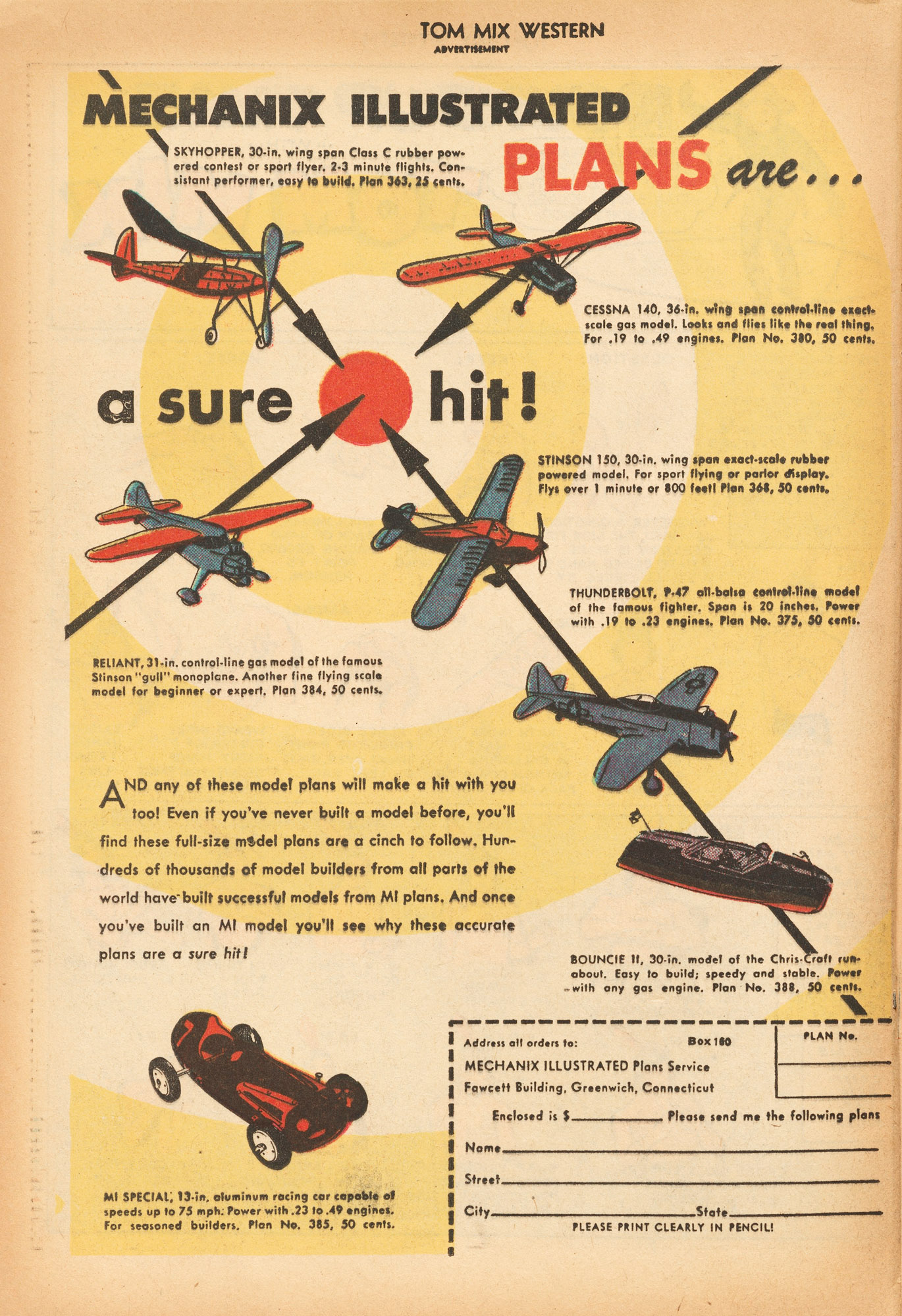 Read online Tom Mix Western (1948) comic -  Issue #15 - 36