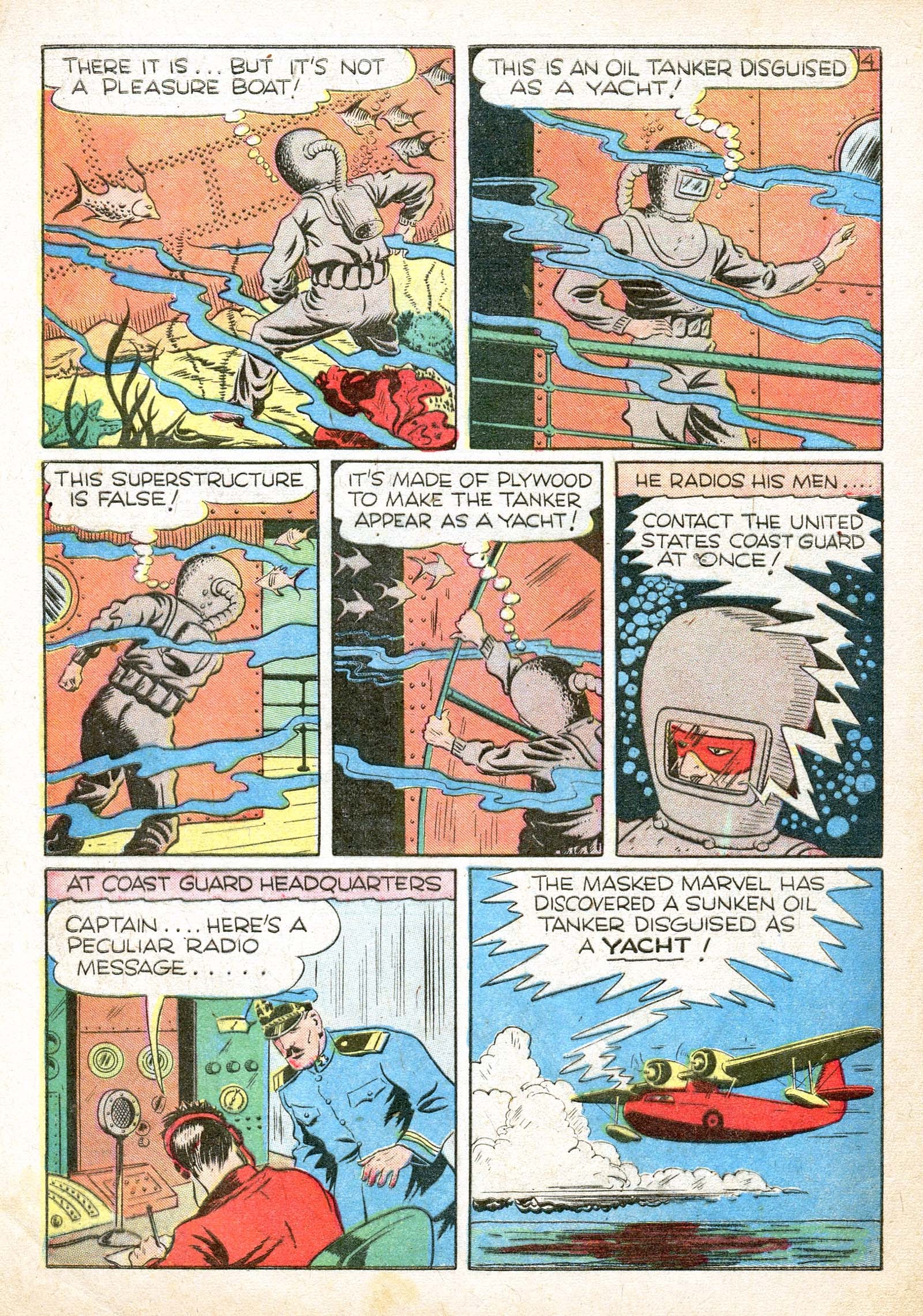 Read online Masked Marvel comic -  Issue #3 - 5