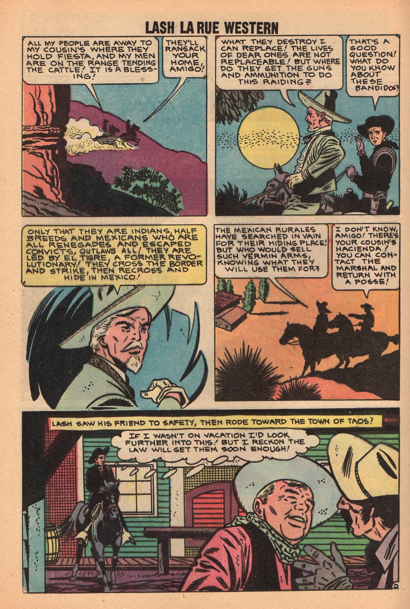 Read online Lash Larue Western (1949) comic -  Issue #72 - 24