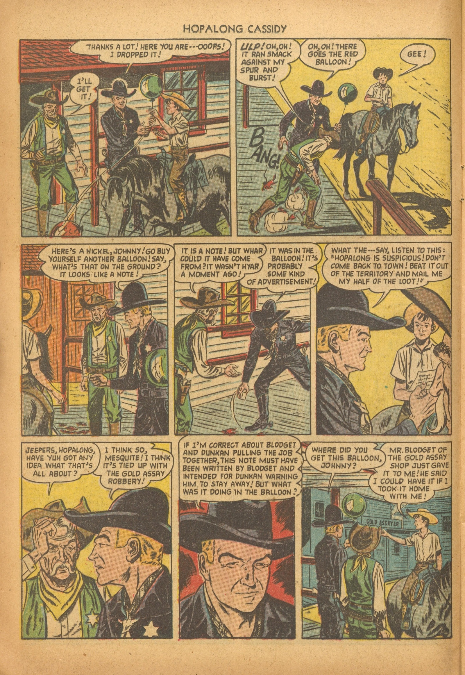 Read online Hopalong Cassidy comic -  Issue #83 - 12