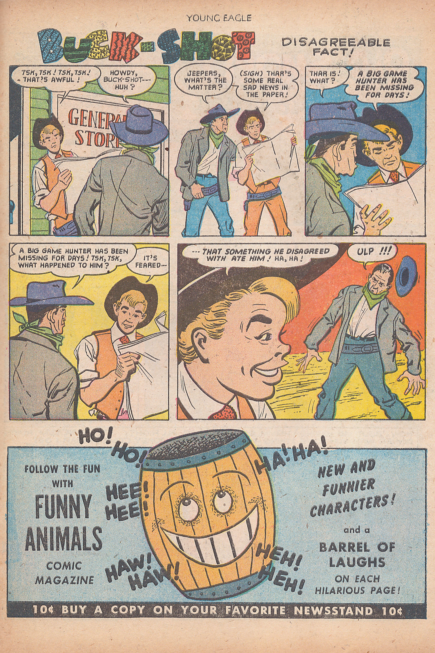 Read online Young Eagle comic -  Issue #7 - 19