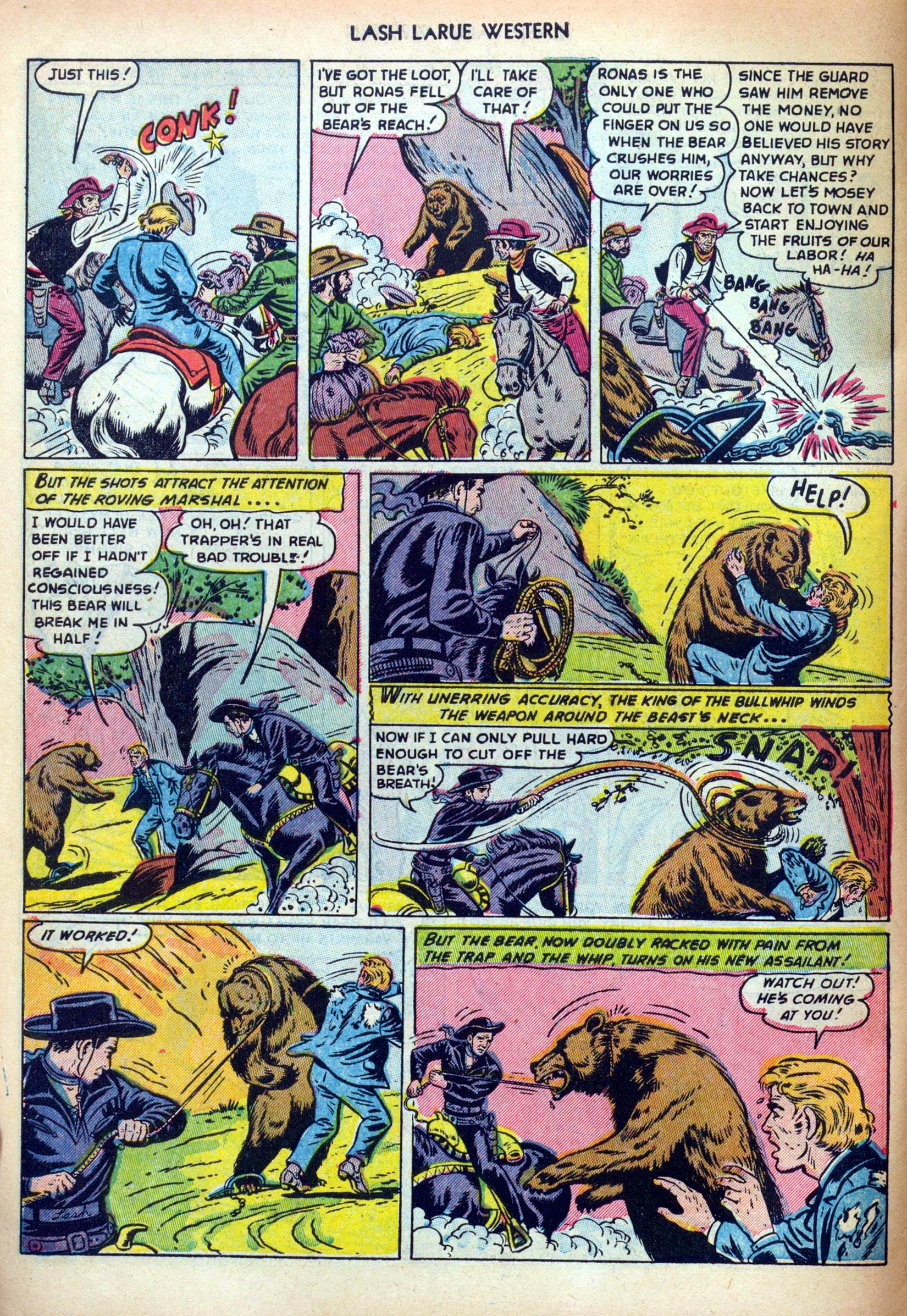 Read online Lash Larue Western (1949) comic -  Issue #31 - 6