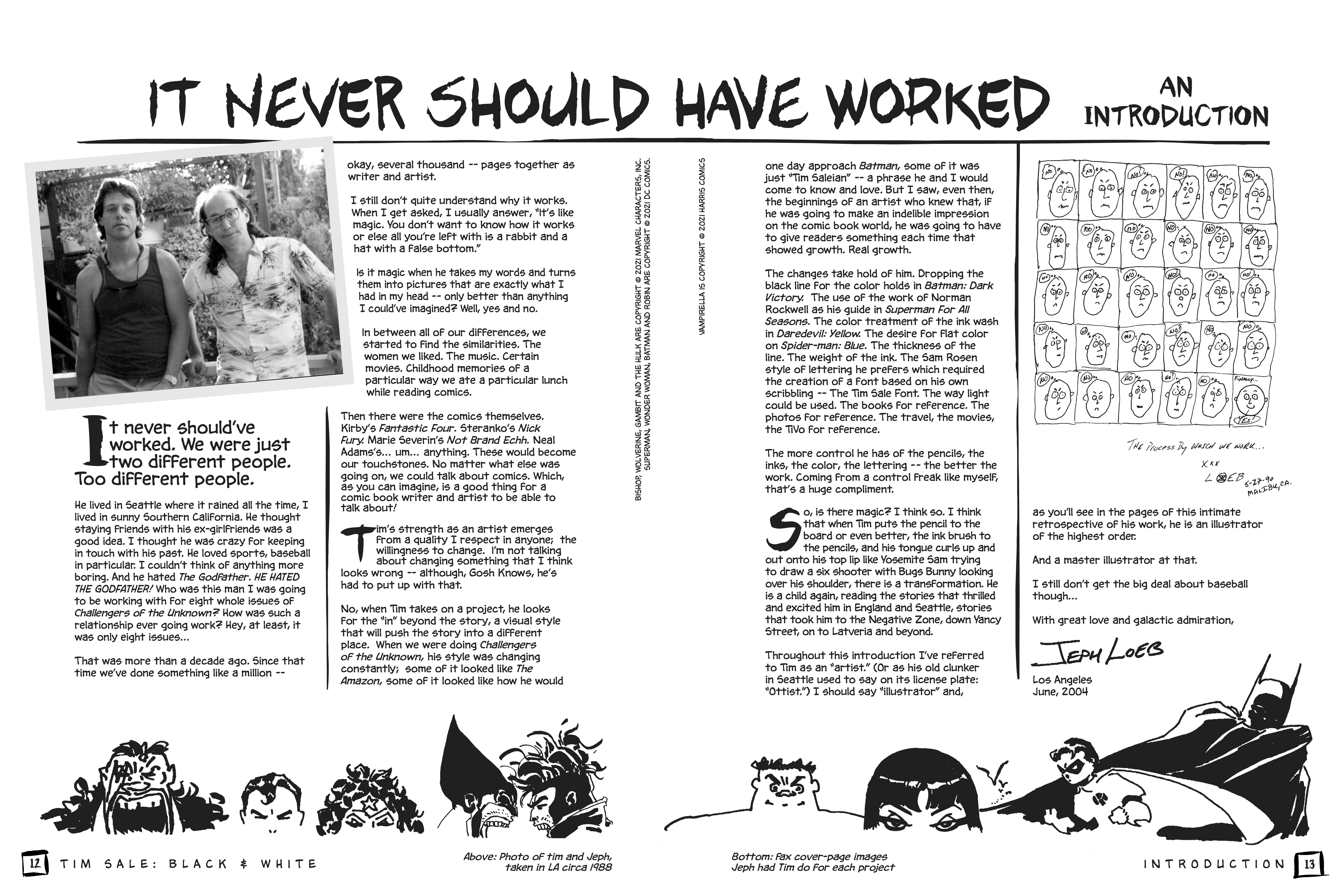 Read online Drawing Heroes in the Backyard: Tim Sale Black and White, Revised and Expanded comic -  Issue # TPB (Part 1) - 8