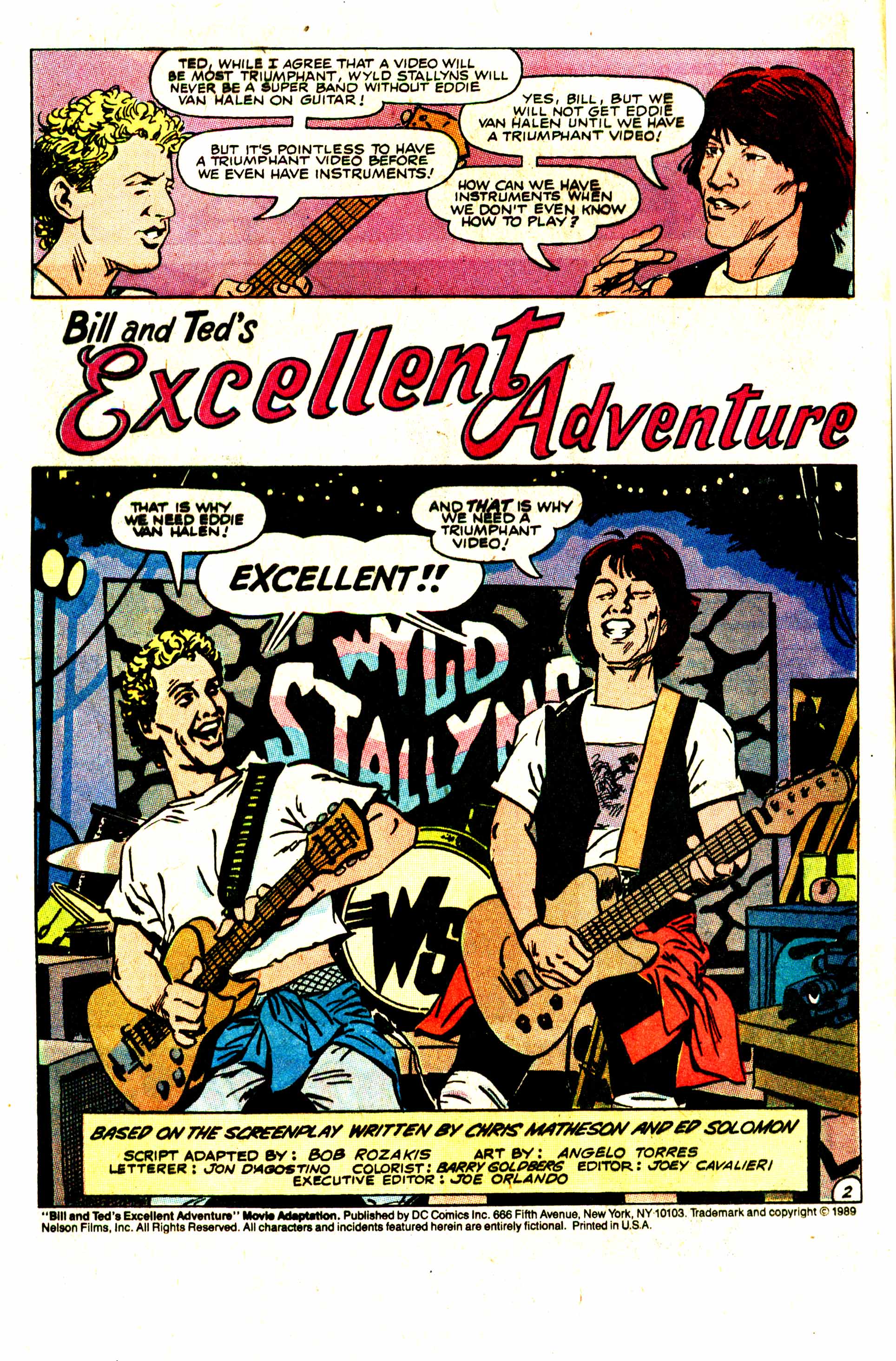 Read online Bill & Ted's Excellent Adventure comic -  Issue # Full - 2