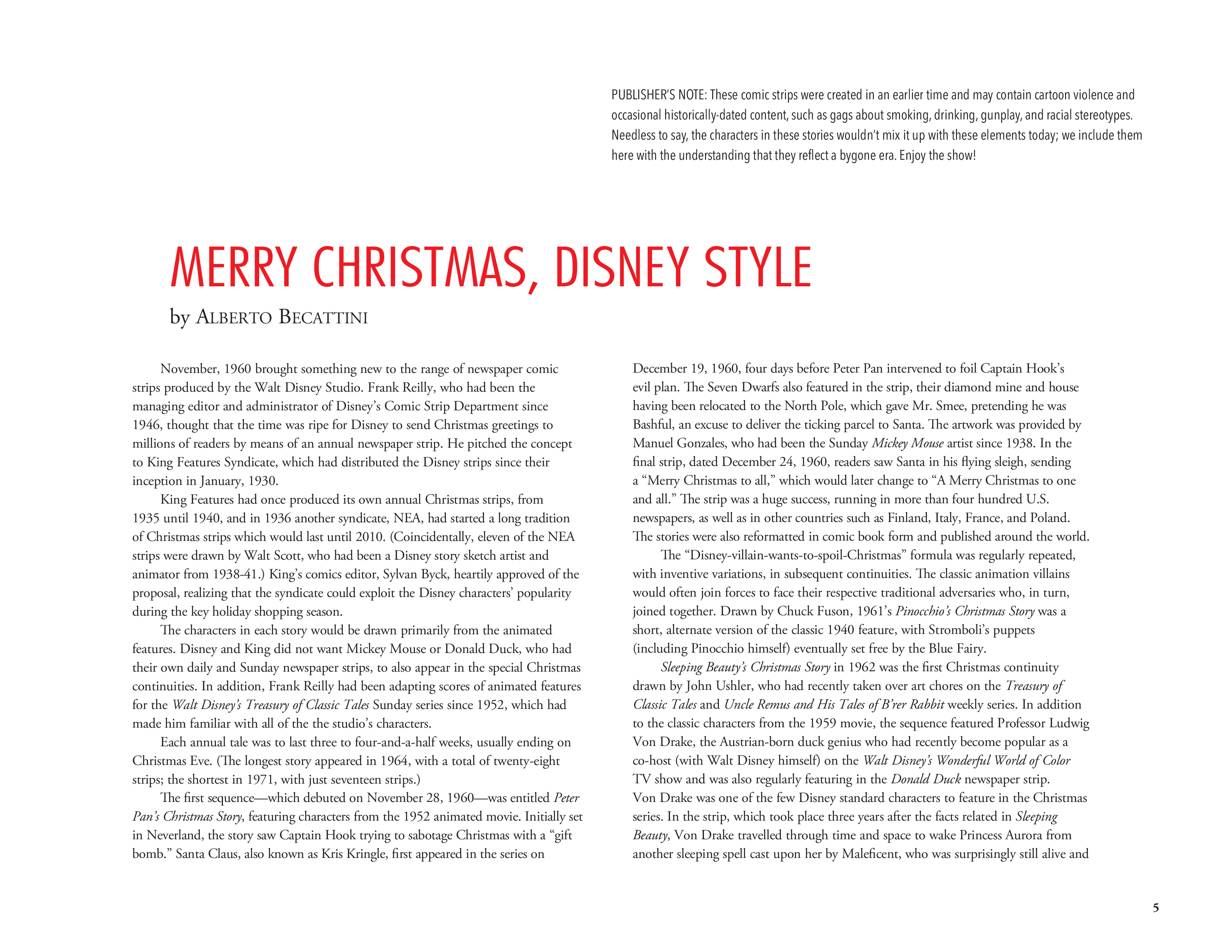 Read online Disney's Christmas Classics comic -  Issue # TPB (Part 1) - 7