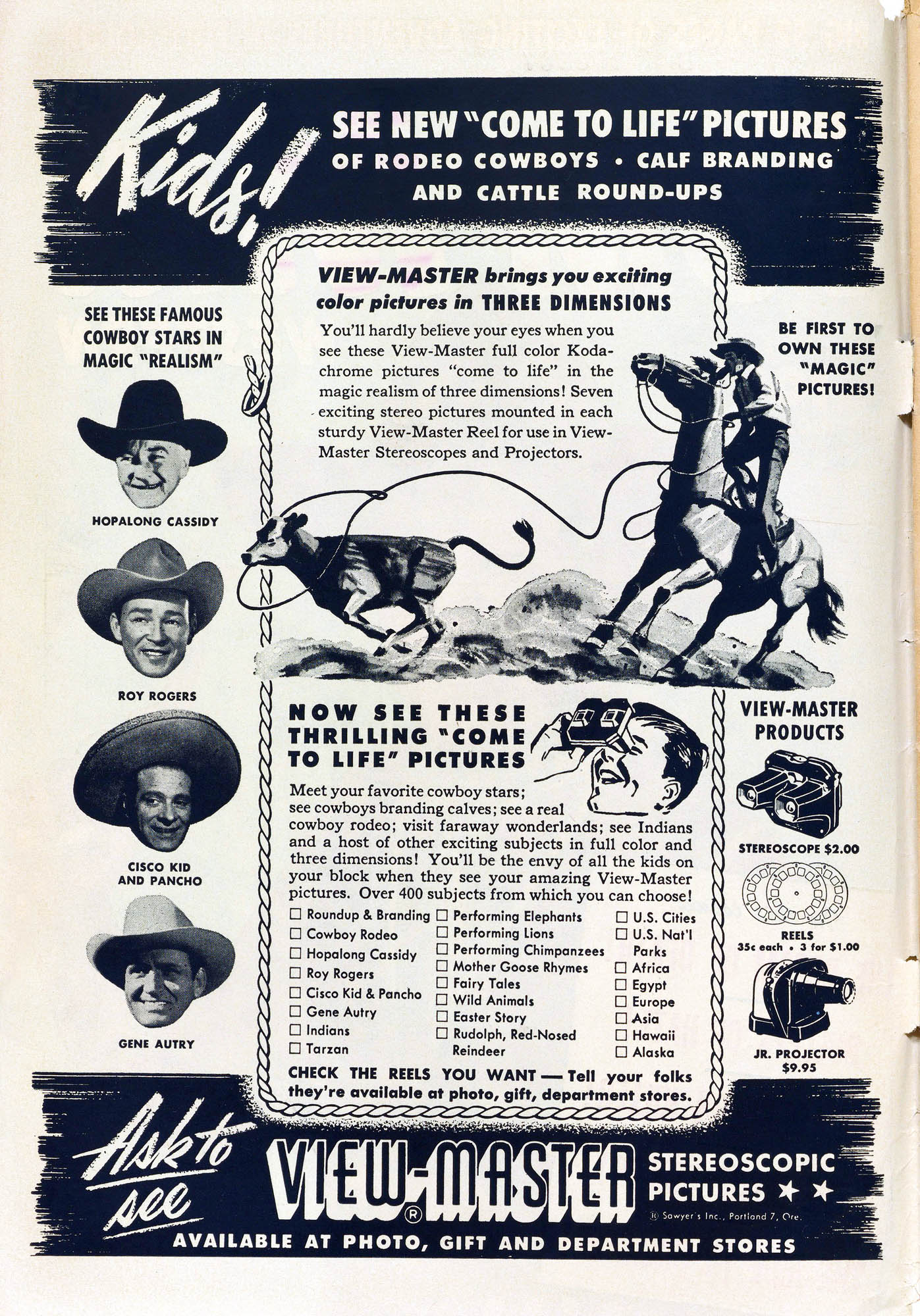 Read online Tom Mix Western (1948) comic -  Issue #42 - 2