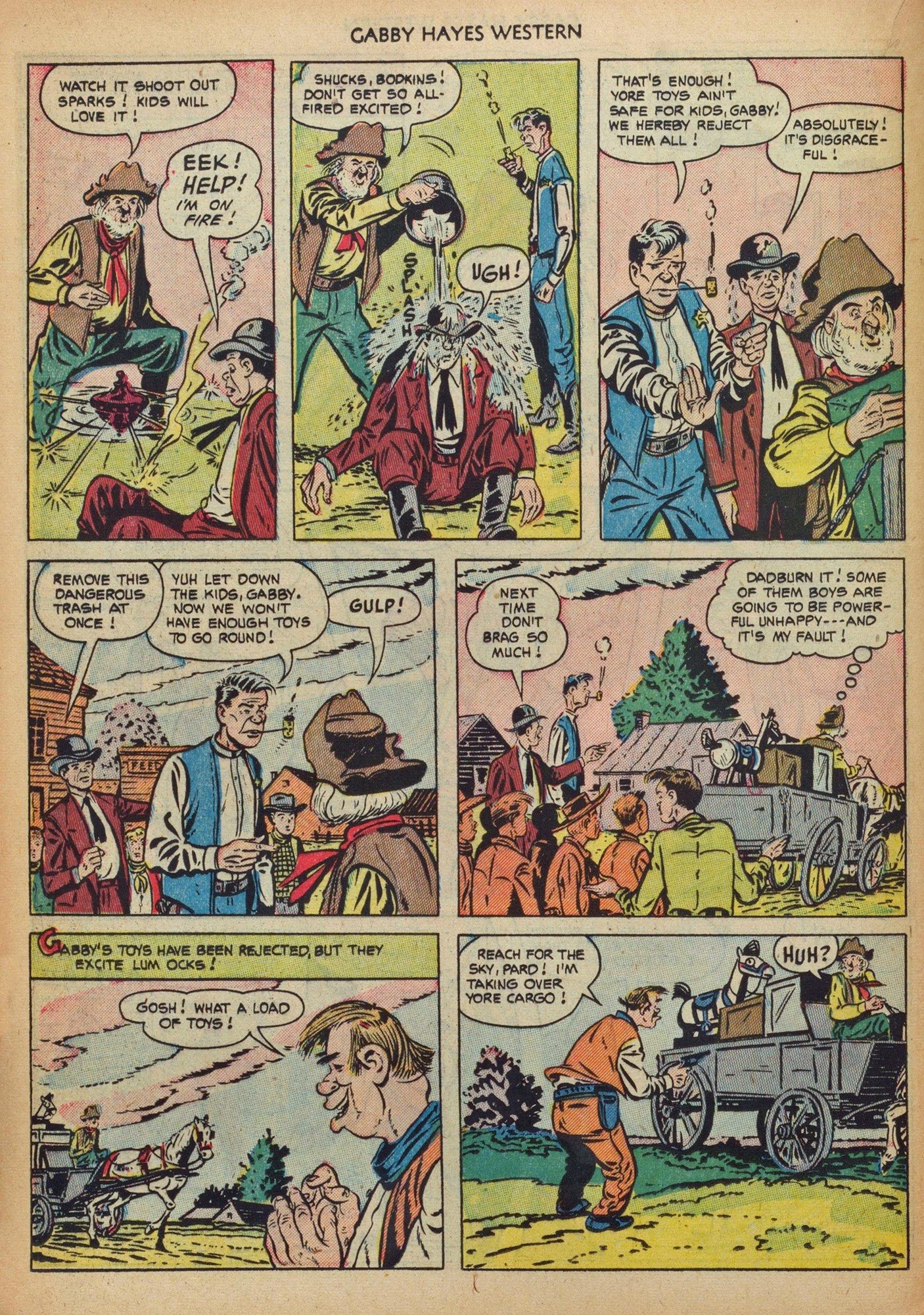 Read online Gabby Hayes Western comic -  Issue #44 - 16