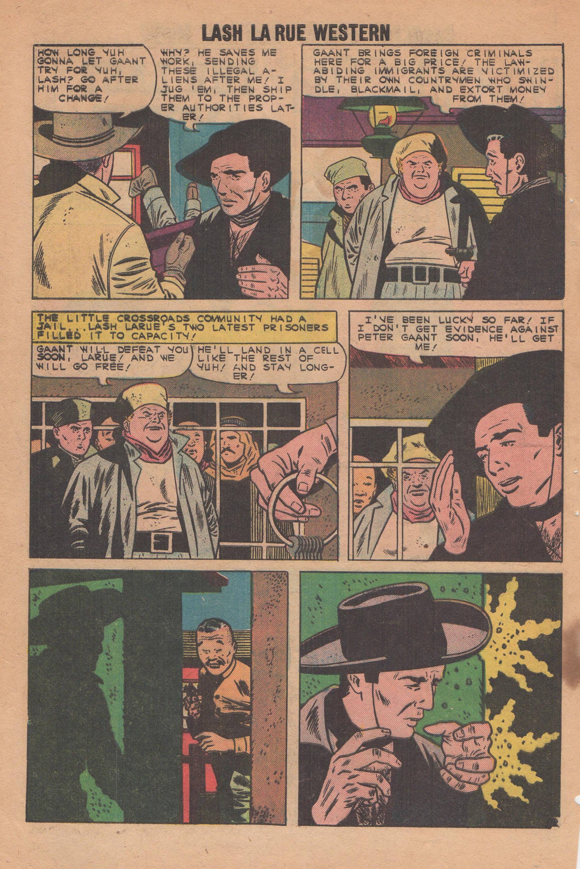 Read online Lash Larue Western (1949) comic -  Issue #82 - 4