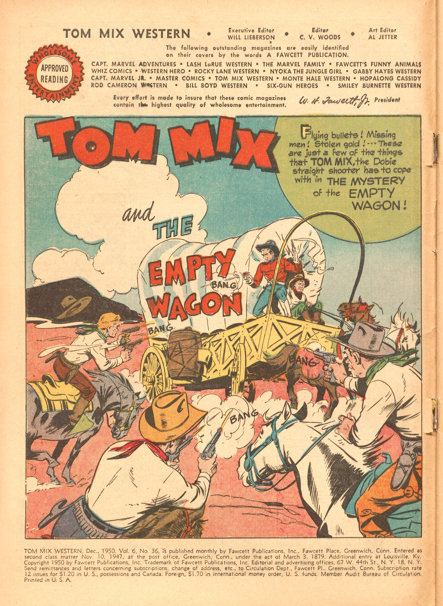 Read online Tom Mix Western (1948) comic -  Issue #36 - 4