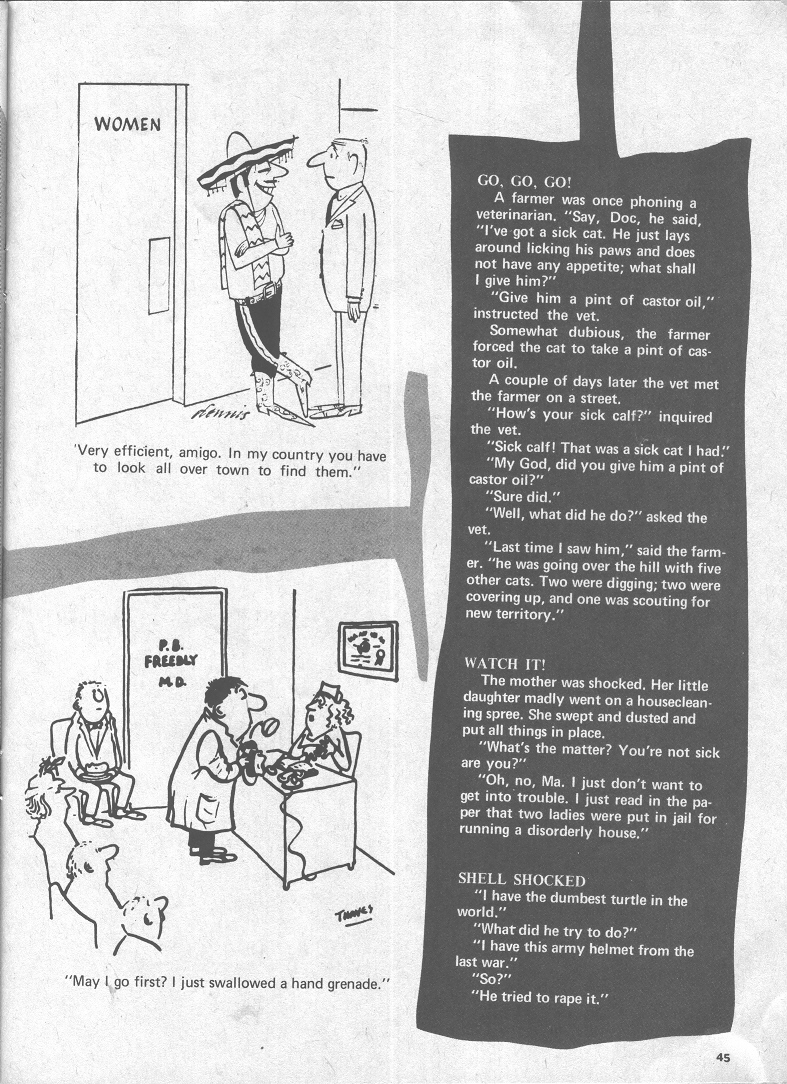 Read online Cartoons and Gags comic -  Issue #81 - 45