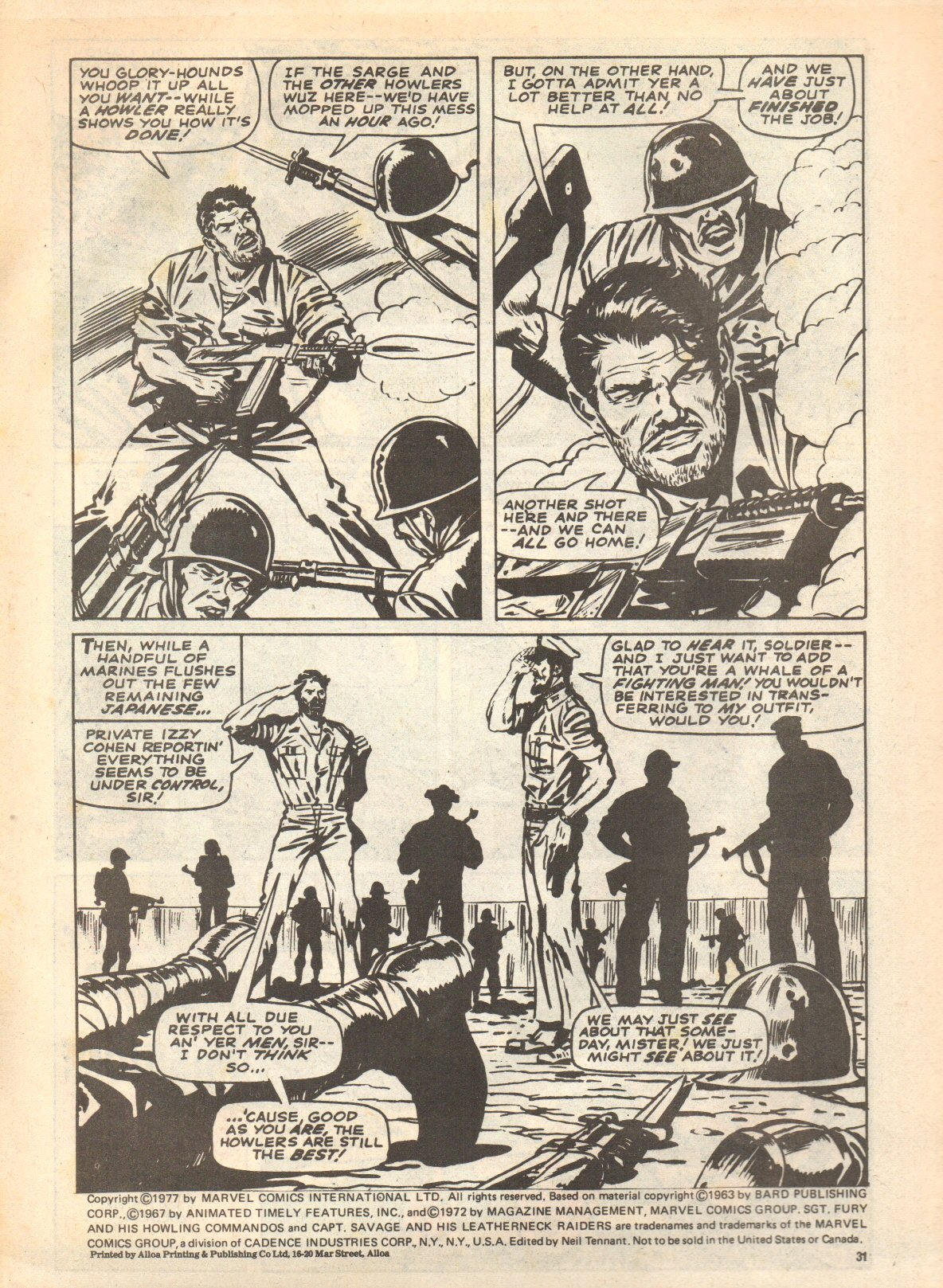 Read online Fury (1977) comic -  Issue #9 - 31