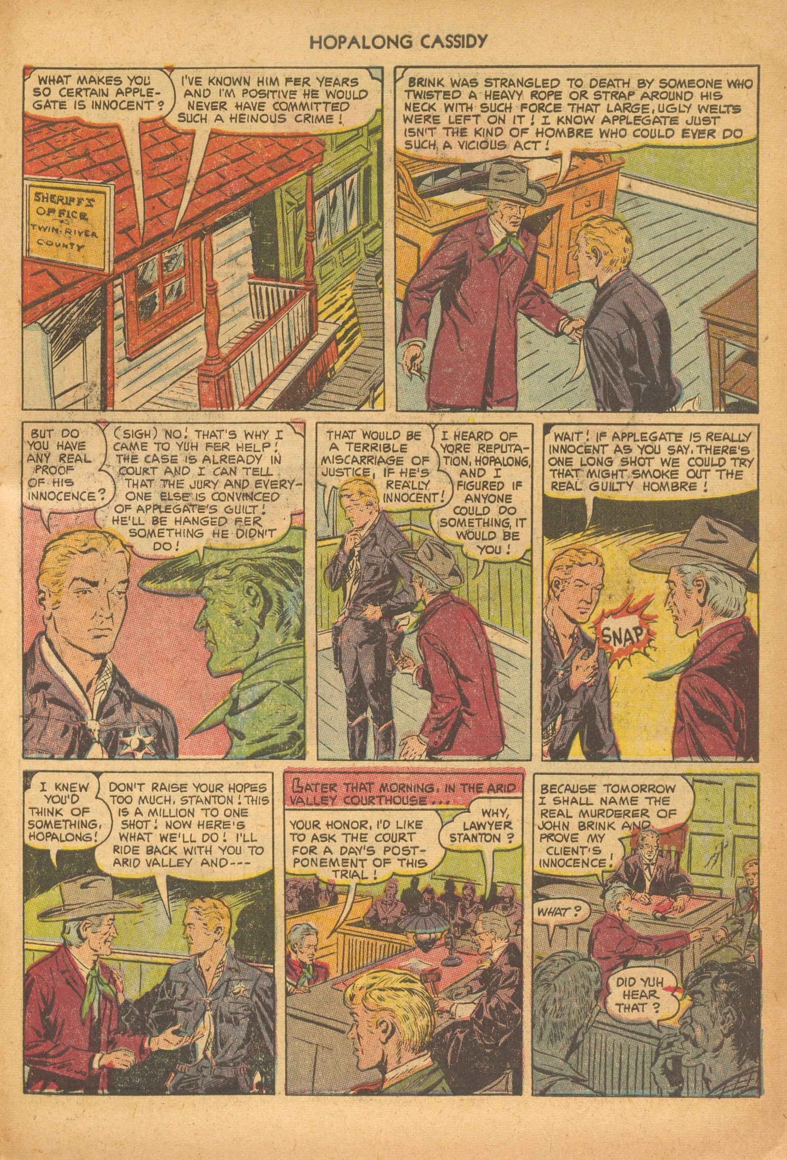 Read online Hopalong Cassidy comic -  Issue #78 - 27
