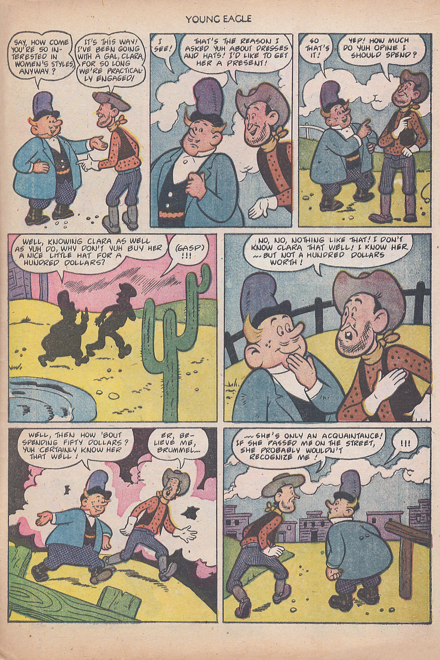 Read online Young Eagle comic -  Issue #8 - 25