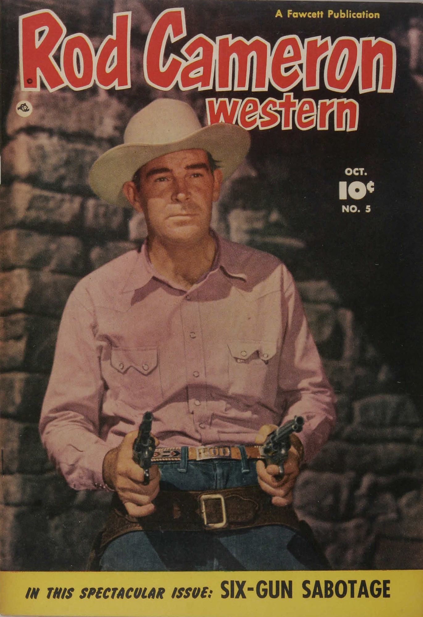 Read online Rod Cameron Western comic -  Issue #5 - 1