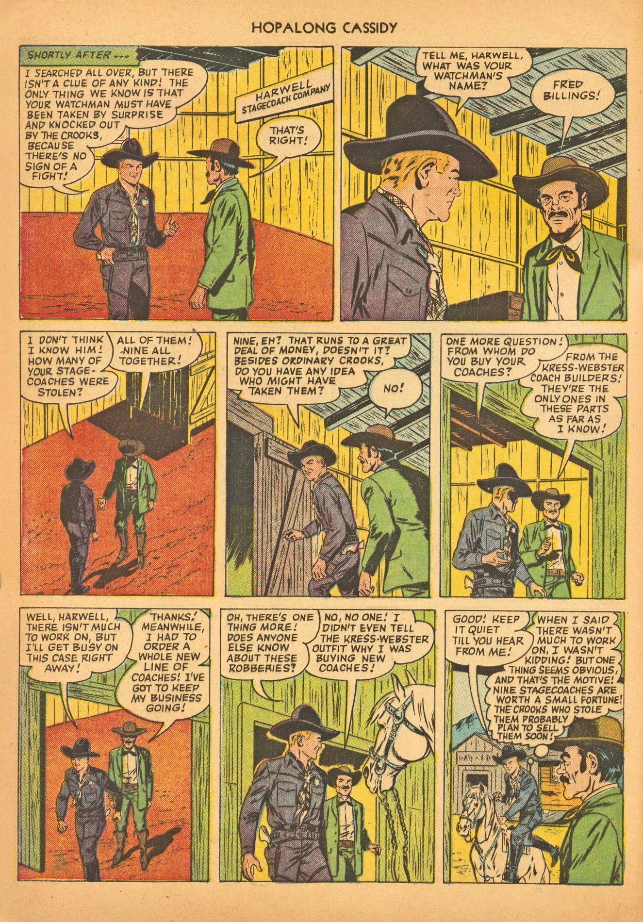 Read online Hopalong Cassidy comic -  Issue #66 - 28
