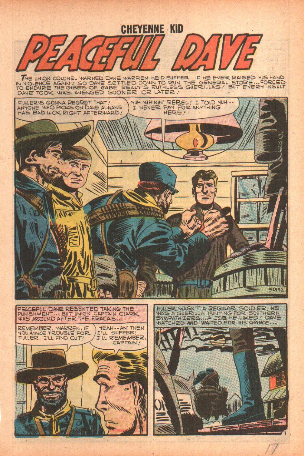 Read online Cheyenne Kid comic -  Issue #11 - 17