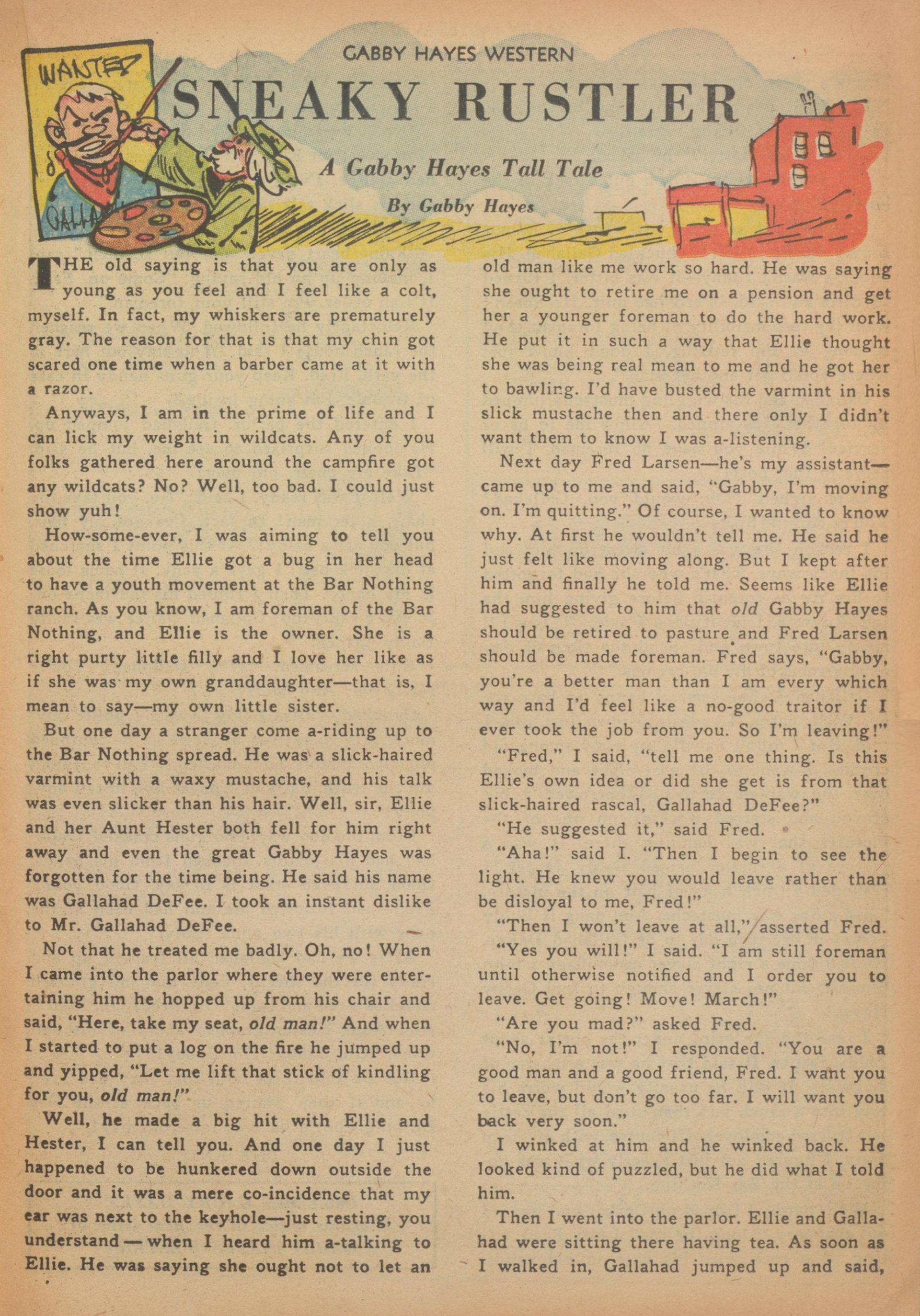 Read online Gabby Hayes Western comic -  Issue #39 - 23