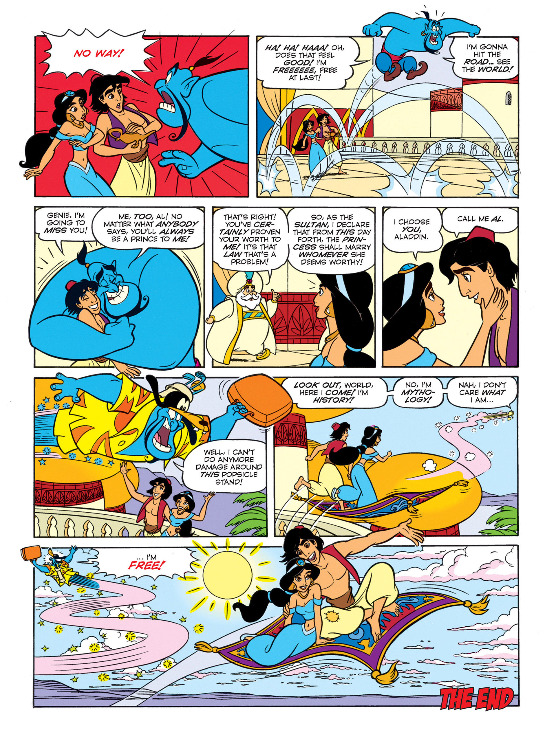 Read online Disney's Aladdin - The Official Movie Adaptation comic -  Issue # Full - 47