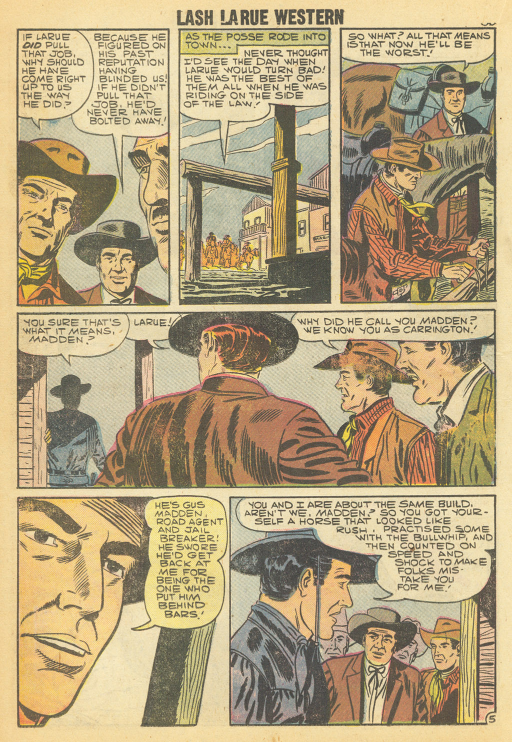 Read online Lash Larue Western (1949) comic -  Issue #68 - 31
