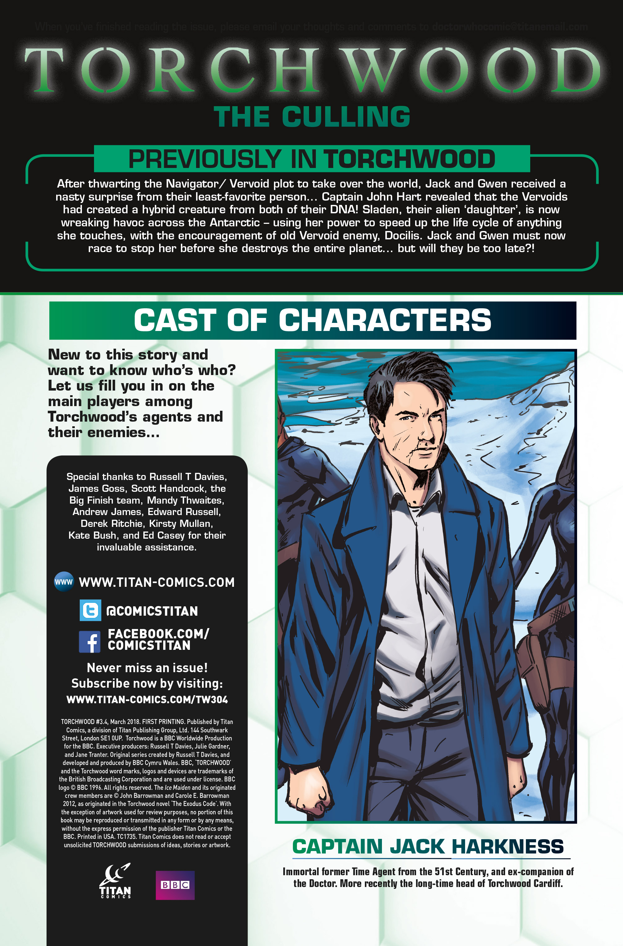 Read online Torchwood (2017) comic -  Issue #4 - 3