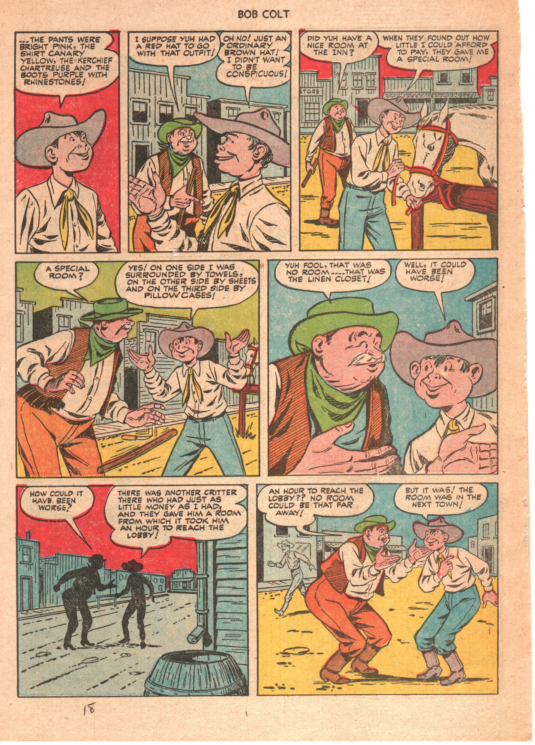 Read online Bob Colt Western comic -  Issue #4 - 18