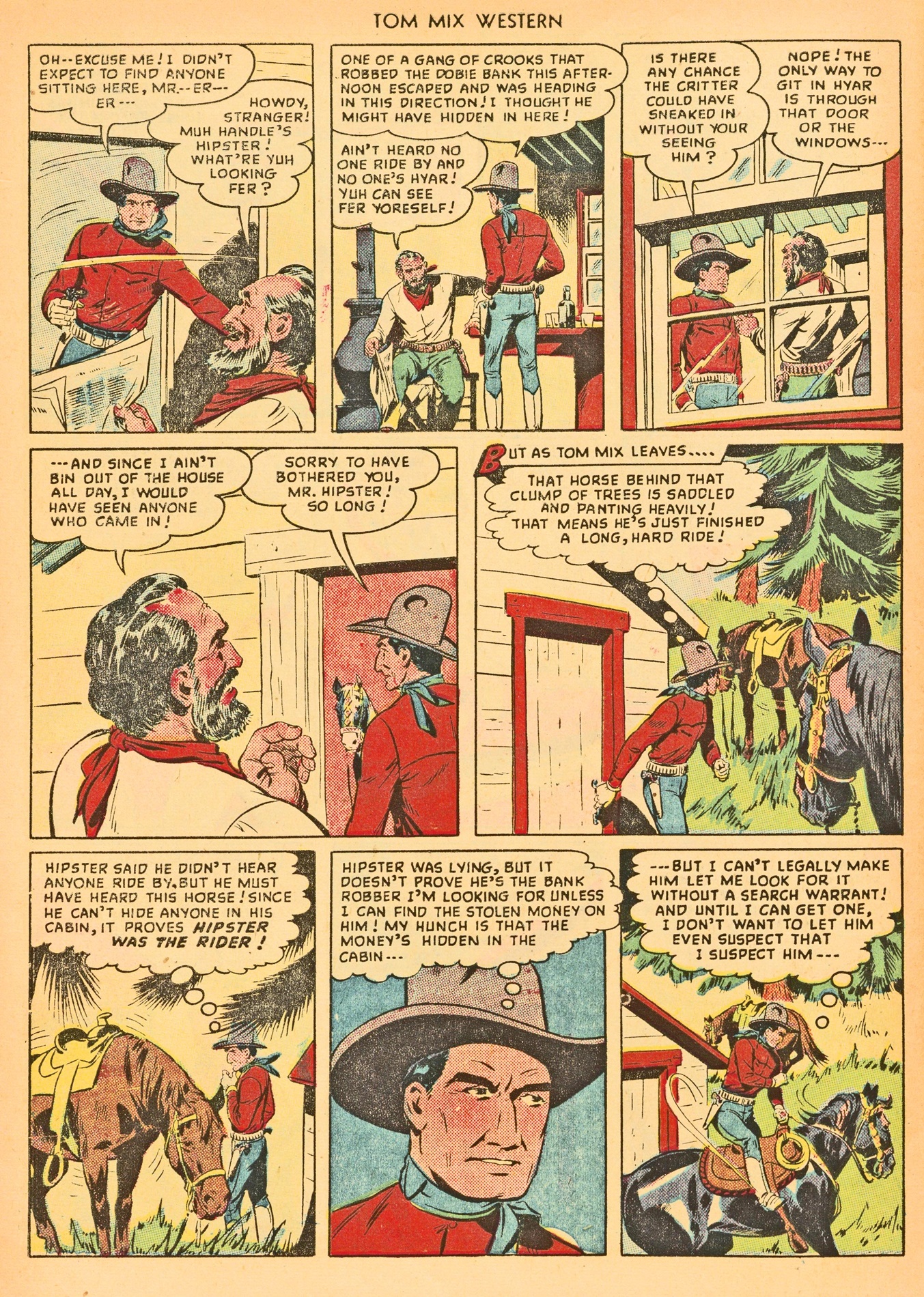 Read online Tom Mix Western (1948) comic -  Issue #22 - 30