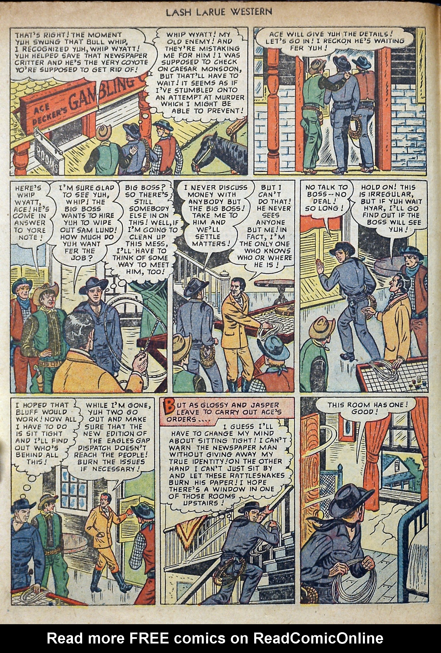 Read online Lash Larue Western (1949) comic -  Issue #3 - 6