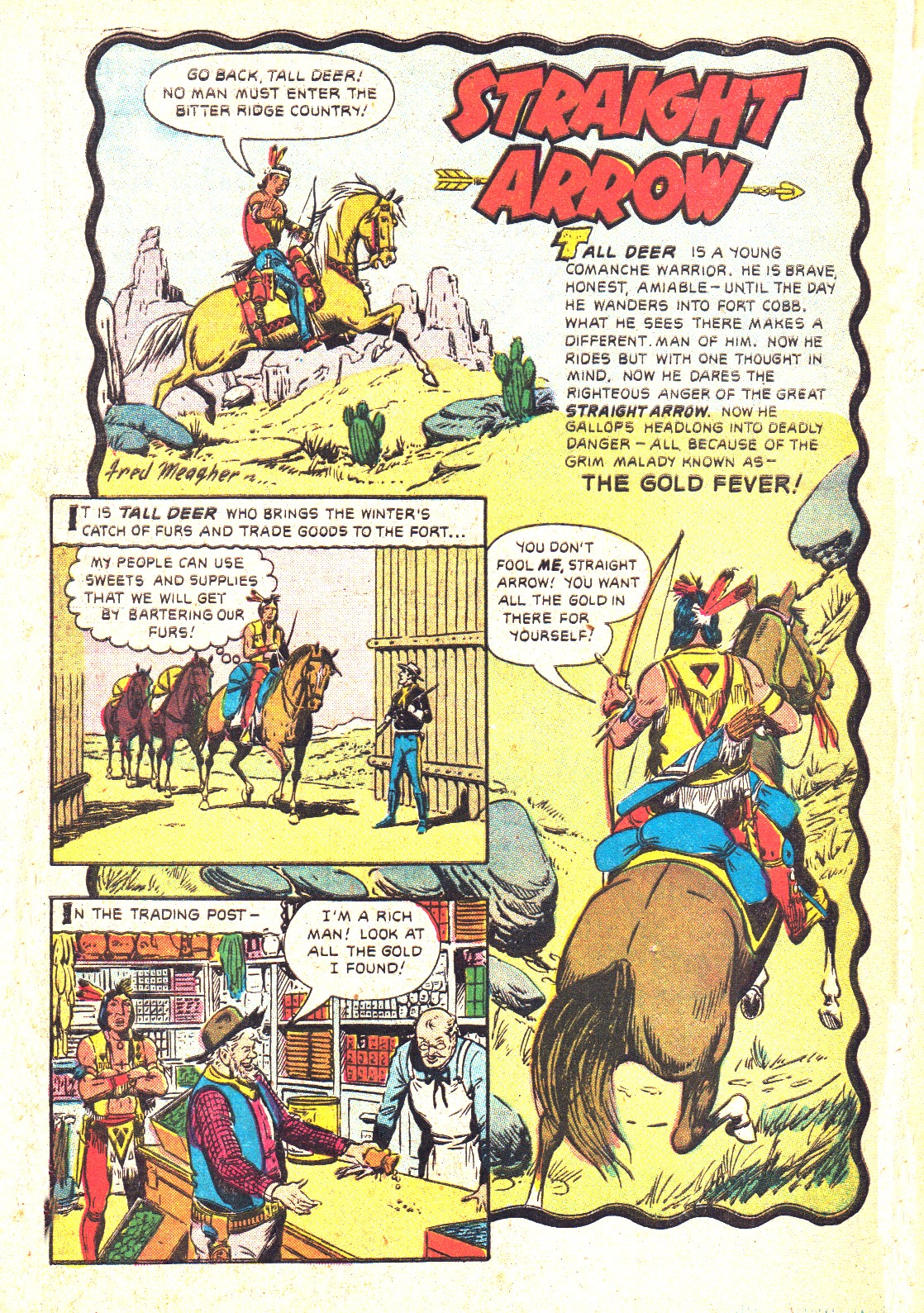 Read online Straight Arrow comic -  Issue #55 - 28