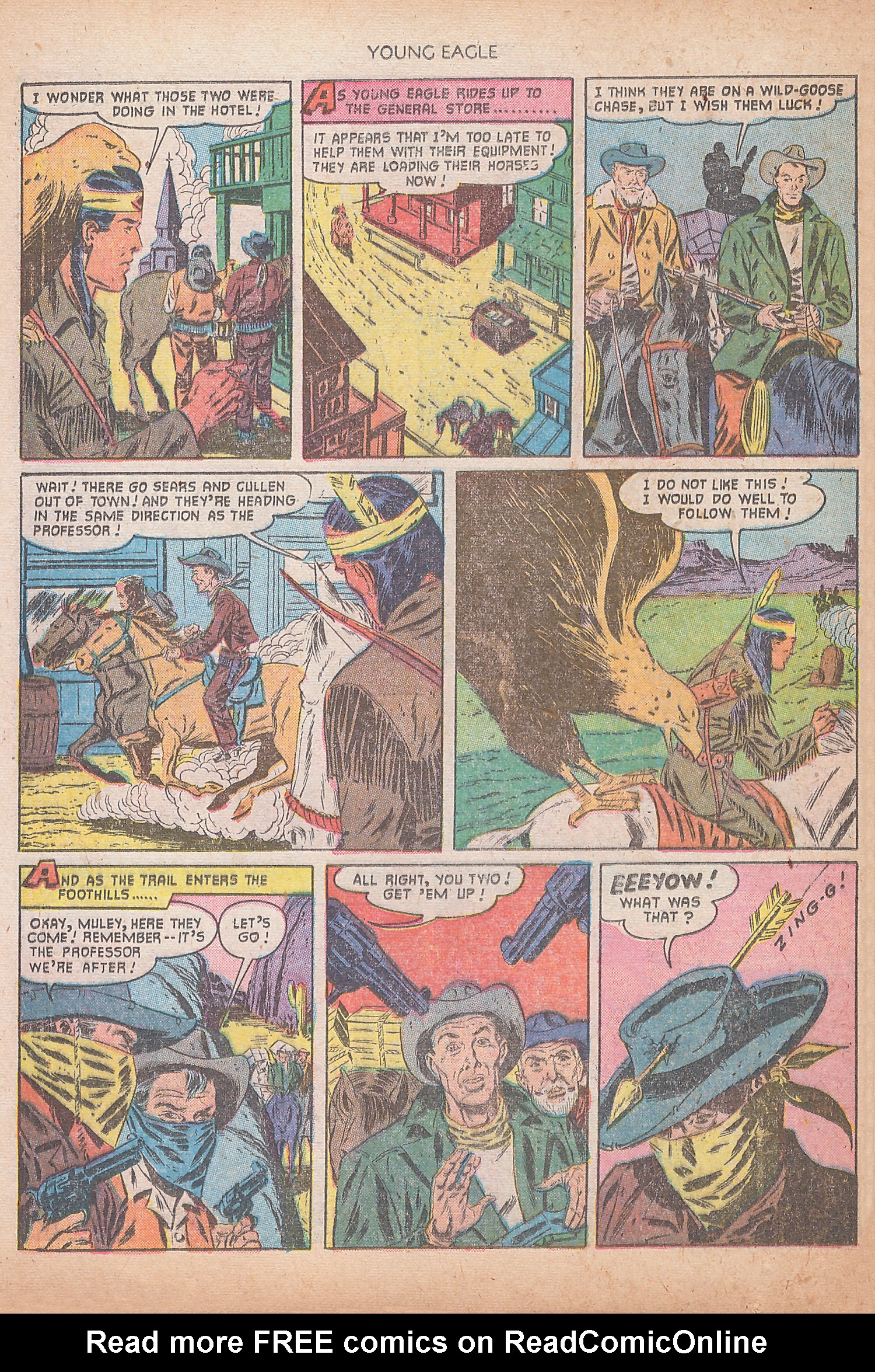Read online Young Eagle comic -  Issue #7 - 28