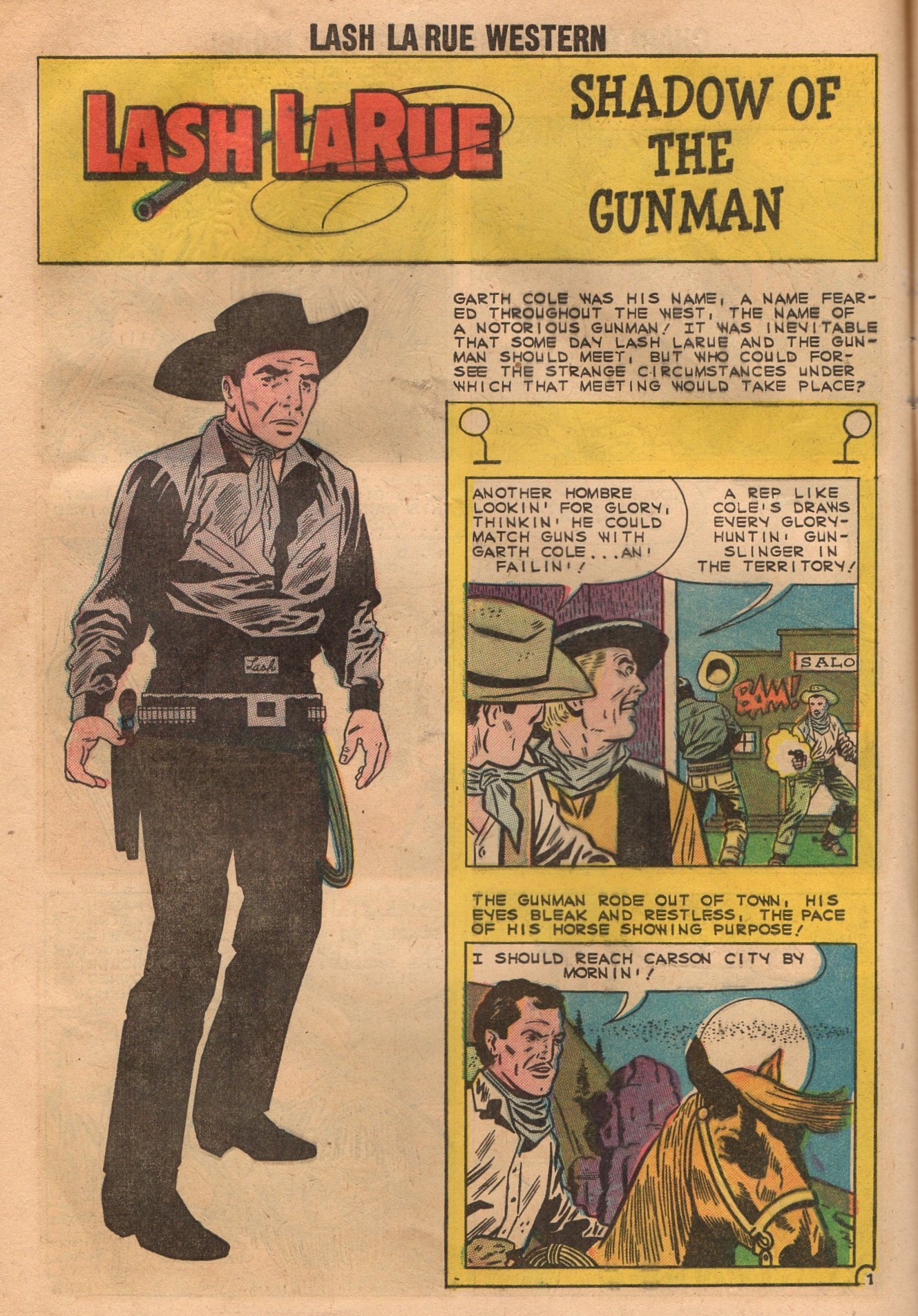 Read online Lash Larue Western (1949) comic -  Issue #77 - 28