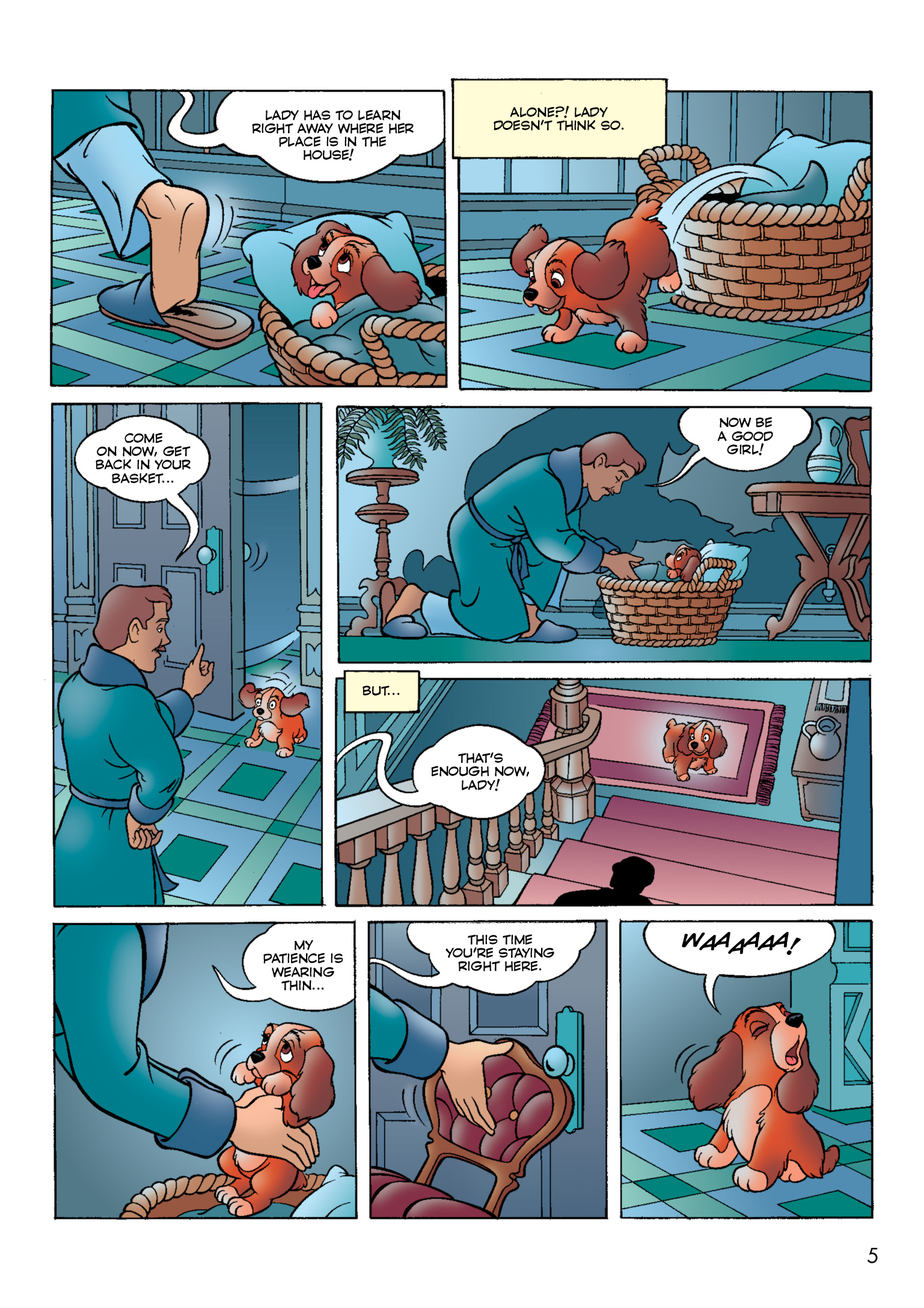 Read online Disney Lady and the Tramp: The Story of the Movie in Comics comic -  Issue # Full - 6