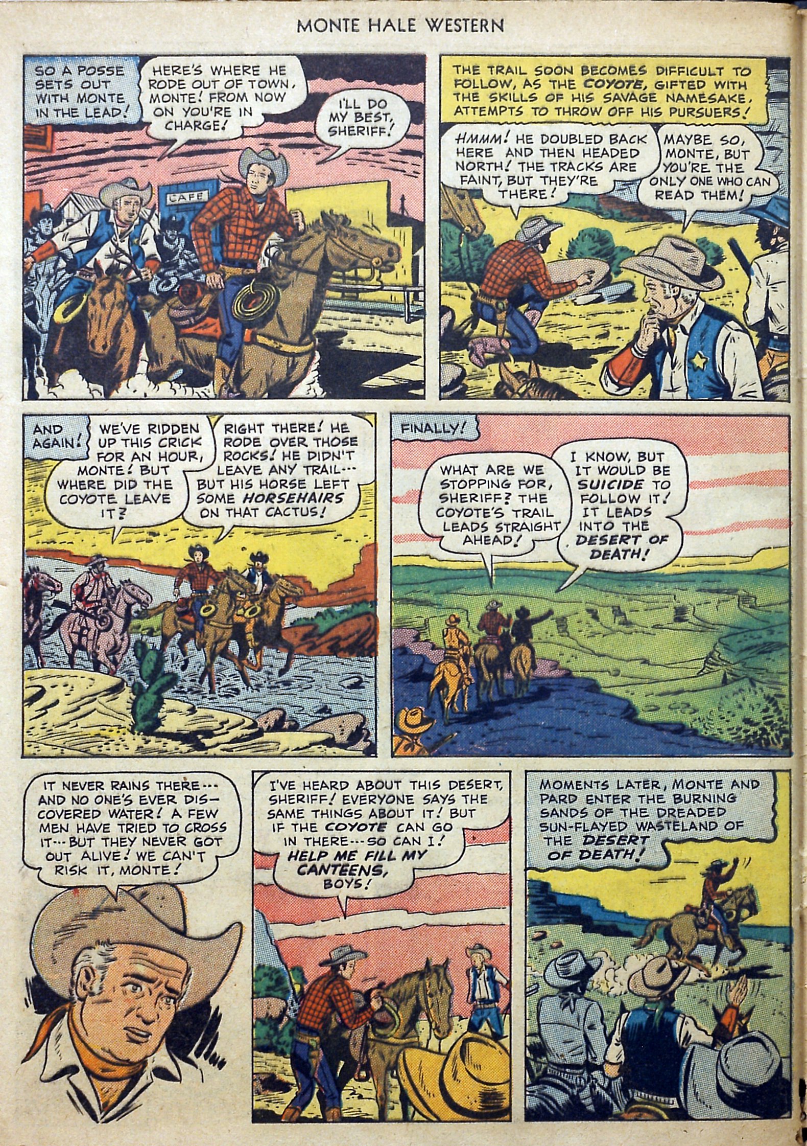 Read online Monte Hale Western comic -  Issue #46 - 44