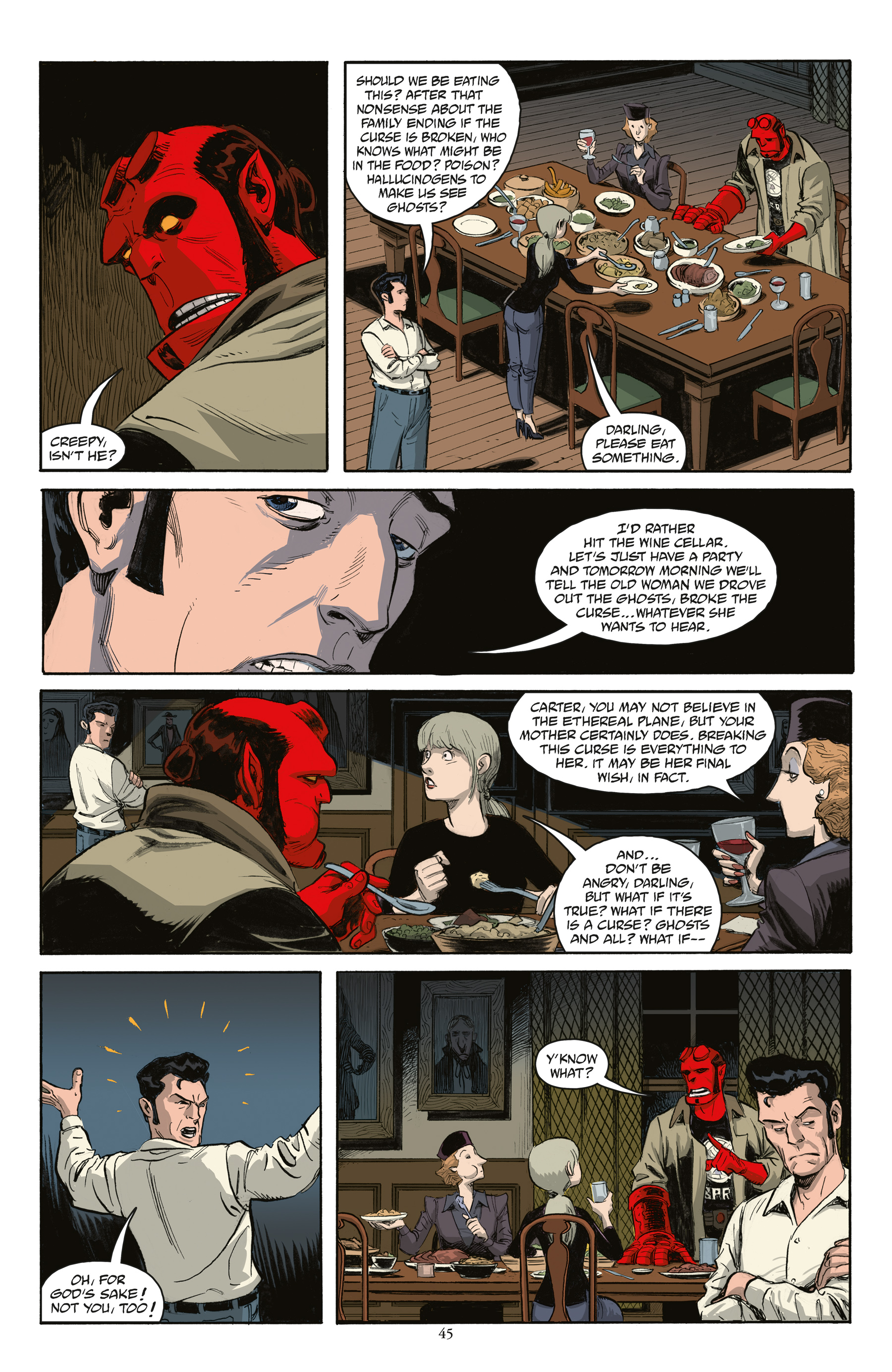 Read online Hellboy and the B.P.R.D.: The Secret of Chesbro House & Others comic -  Issue # TPB (Part 1) - 45