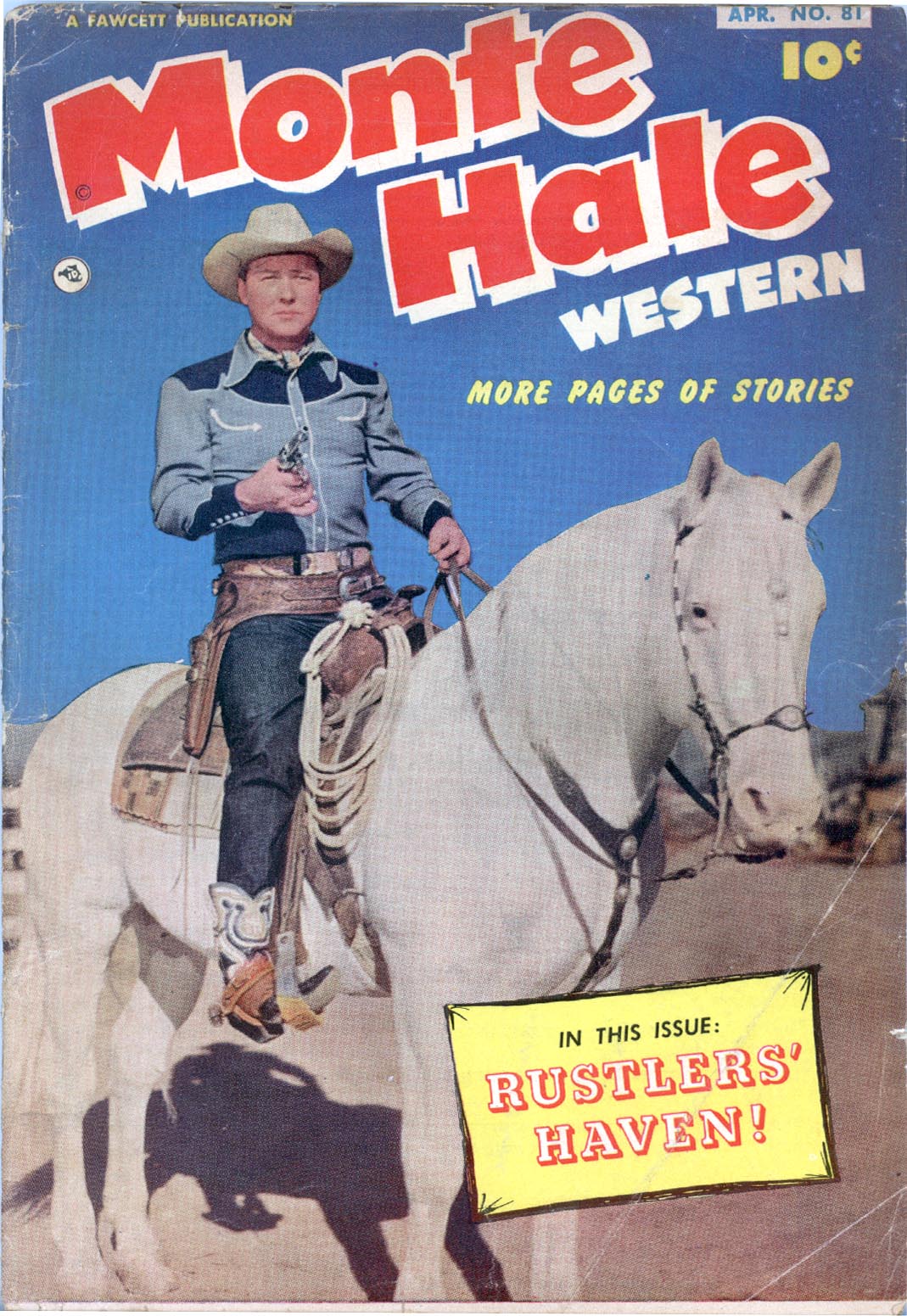 Read online Monte Hale Western comic -  Issue #81 - 1