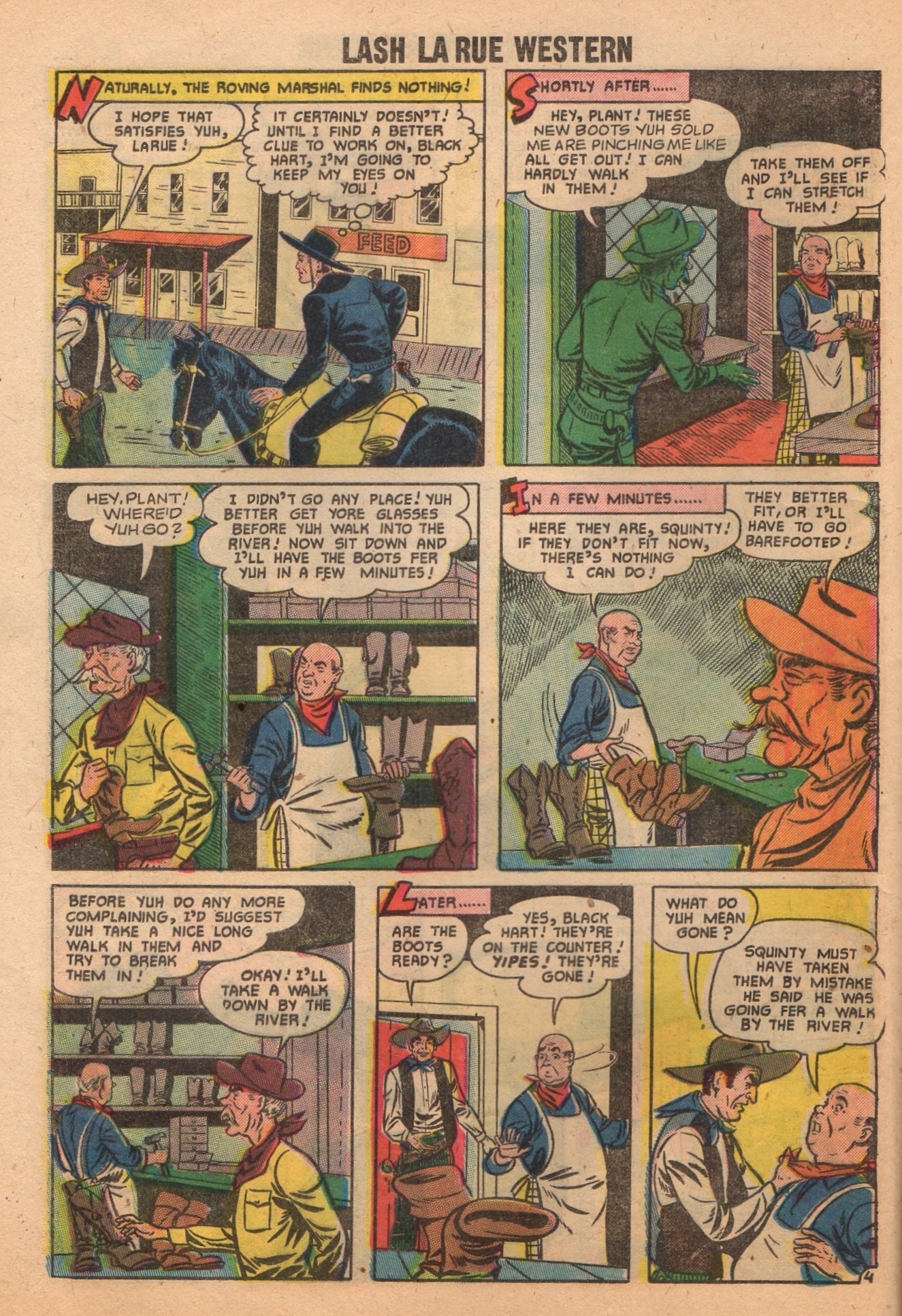 Read online Lash Larue Western (1949) comic -  Issue #65 - 24