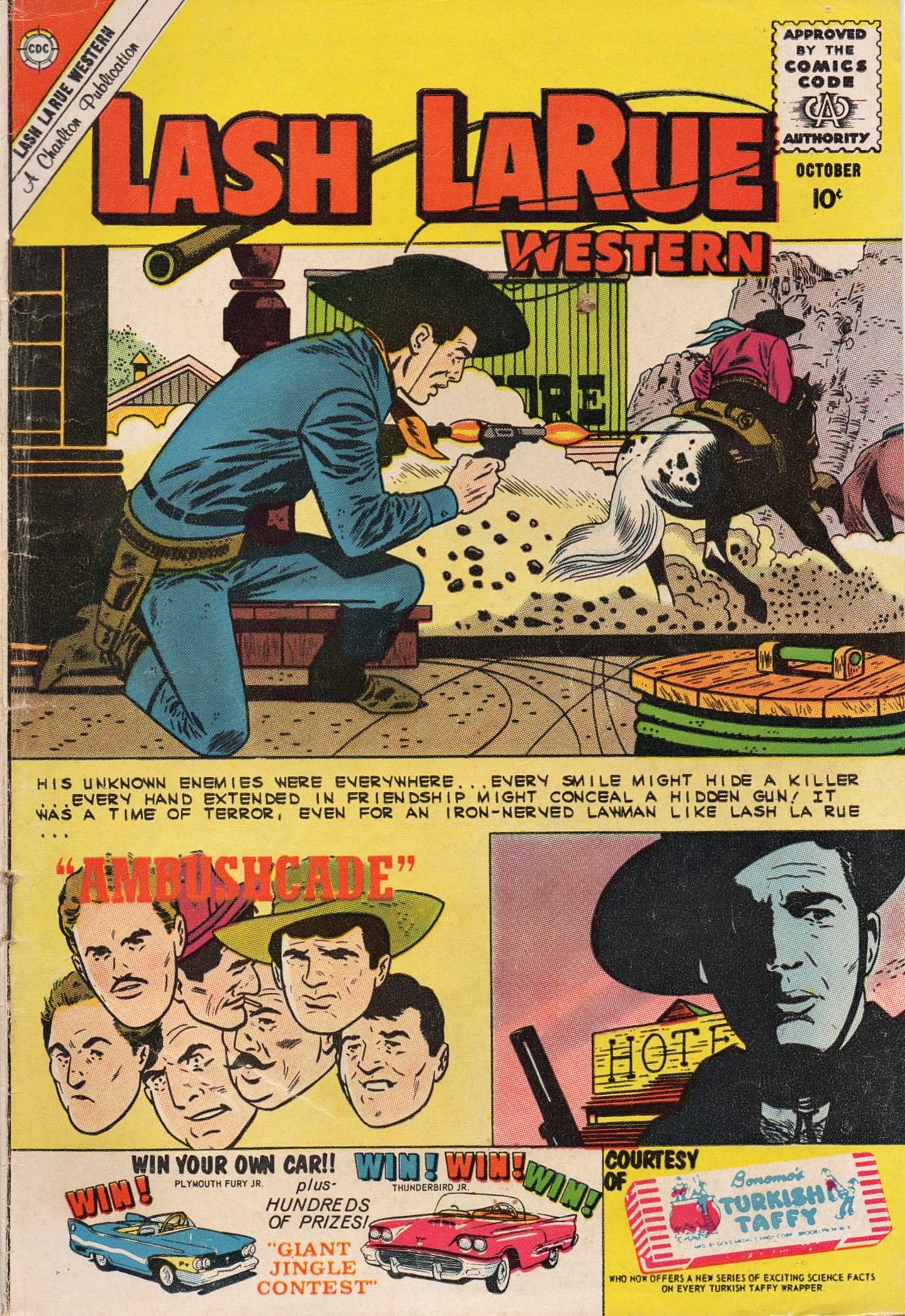 Read online Lash Larue Western (1949) comic -  Issue #80 - 1