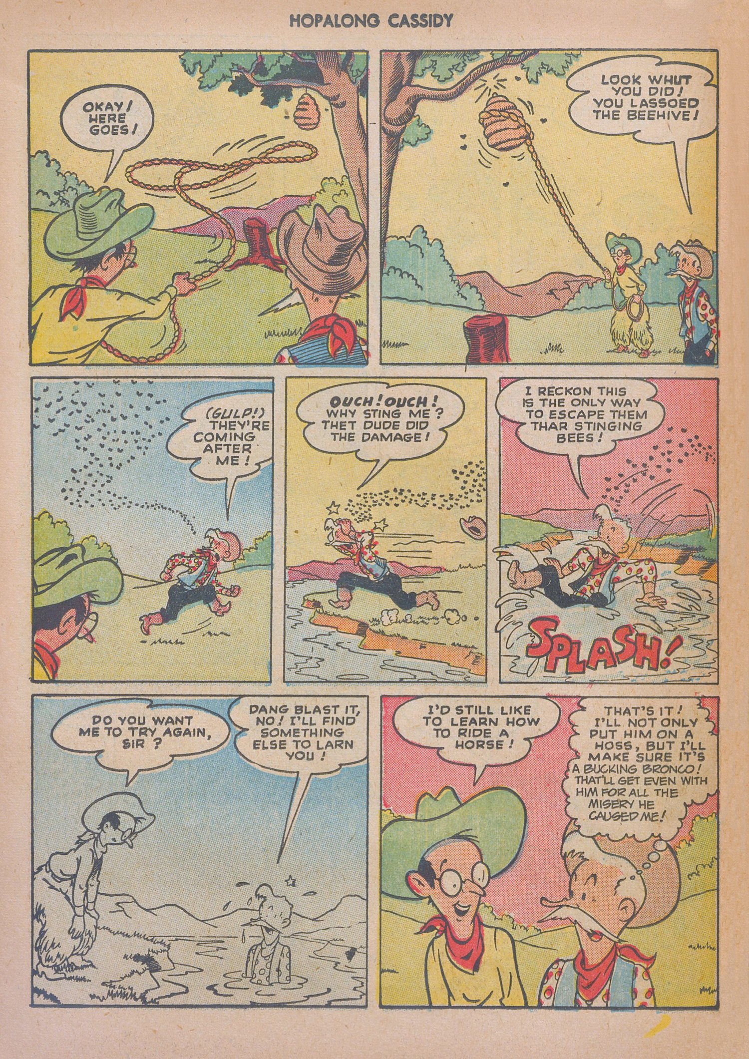 Read online Hopalong Cassidy comic -  Issue #27 - 36