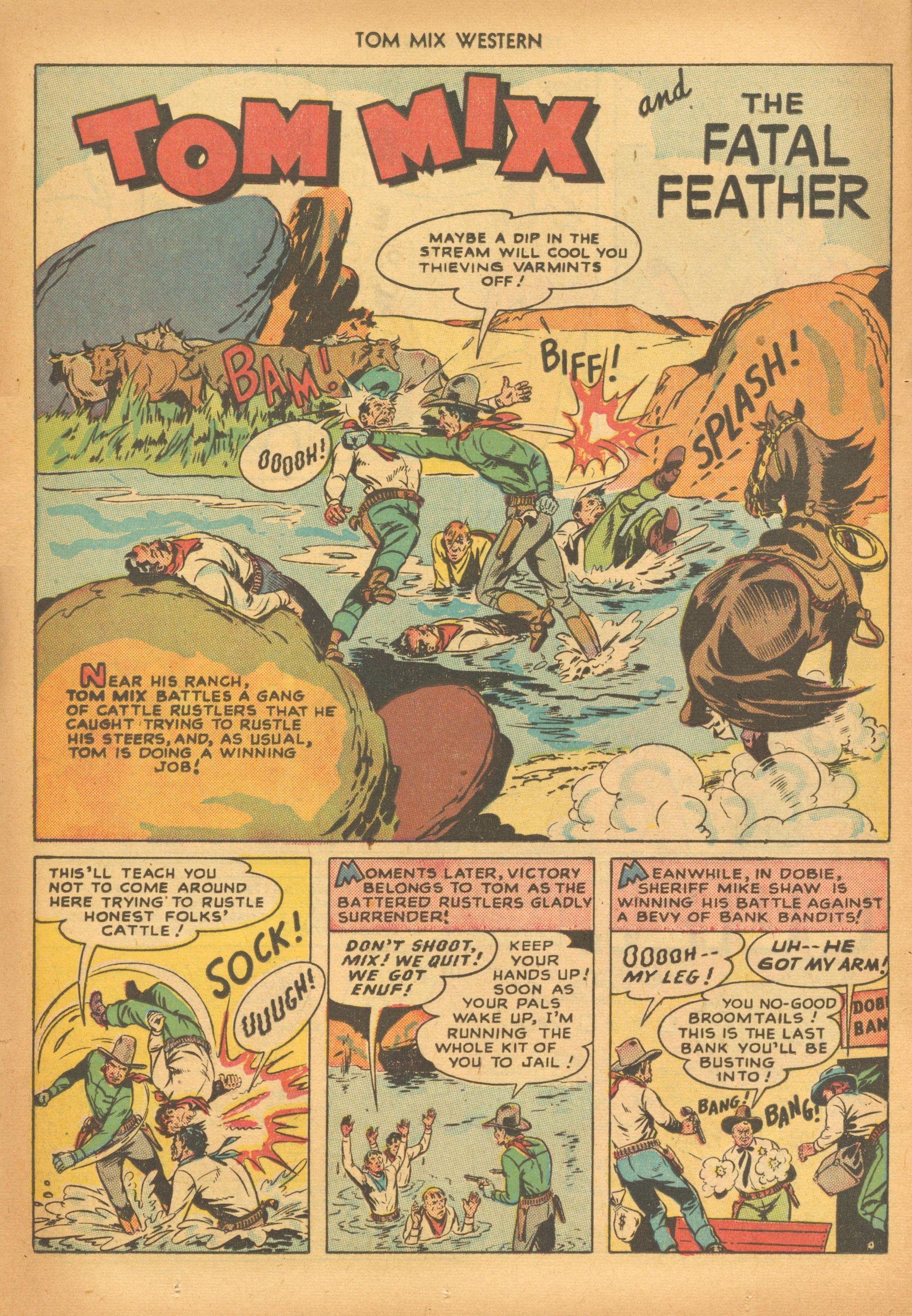 Read online Tom Mix Western (1948) comic -  Issue #16 - 28