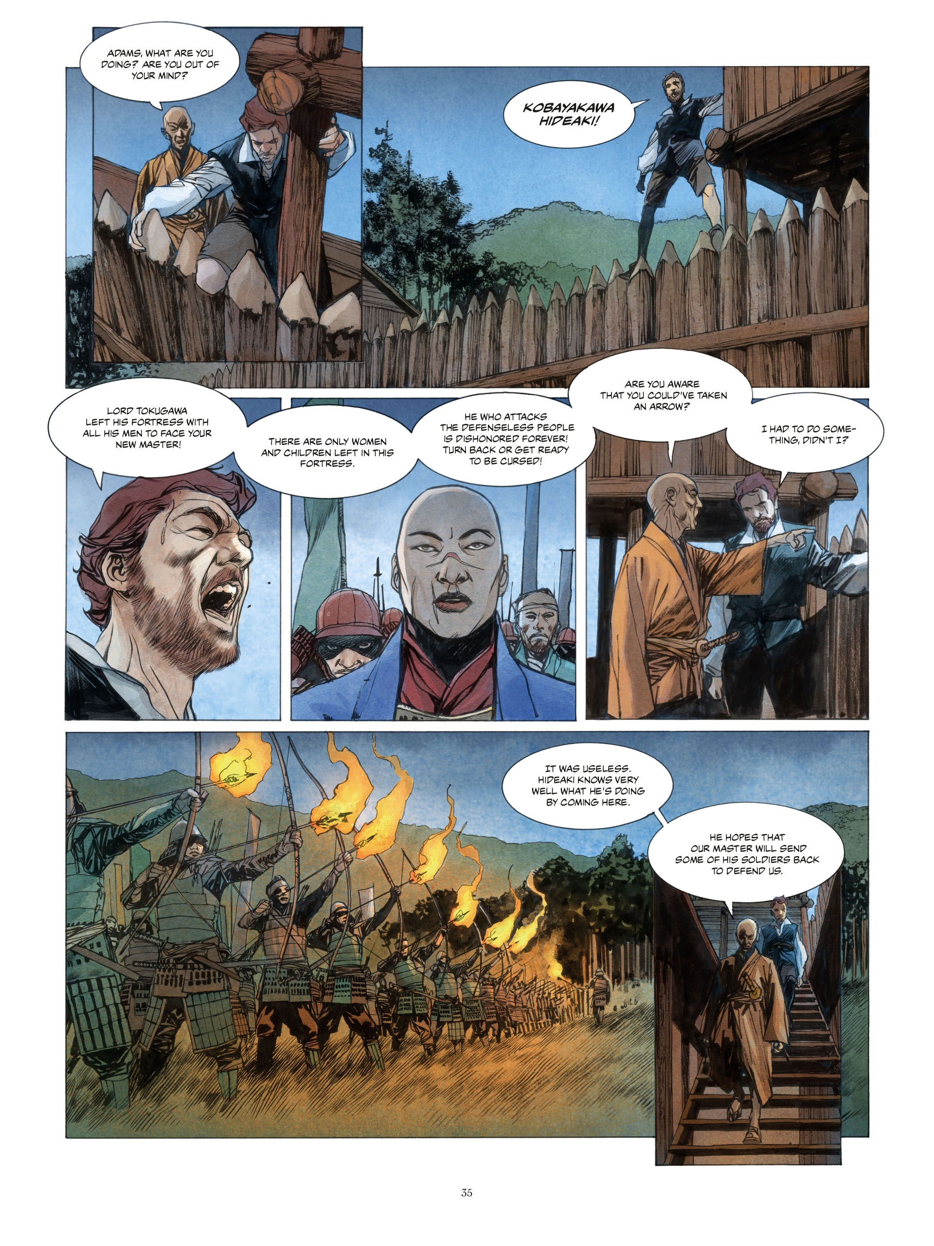 Read online William Adams, Samuraj comic -  Issue #2 - 35