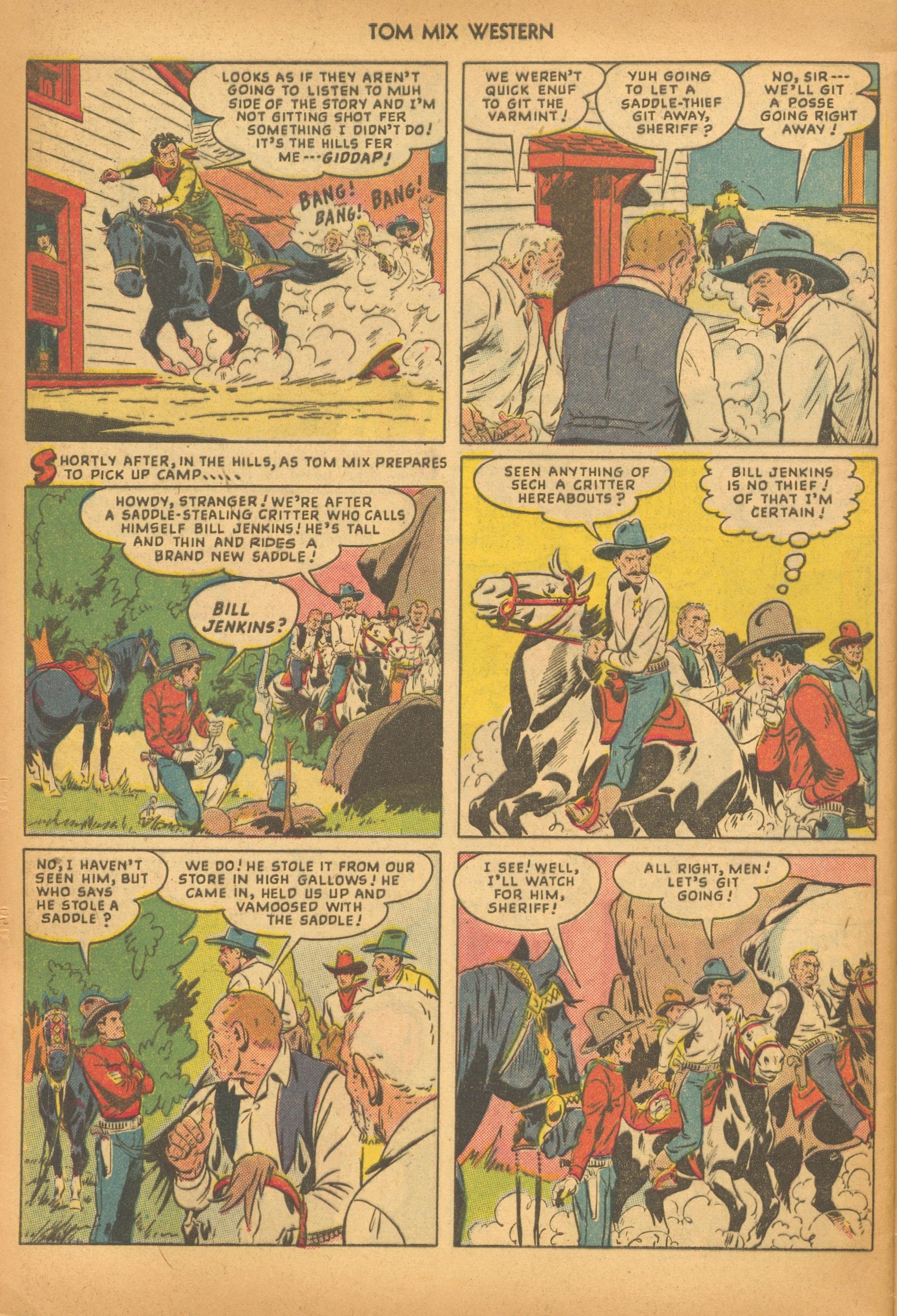 Read online Tom Mix Western (1948) comic -  Issue #20 - 44