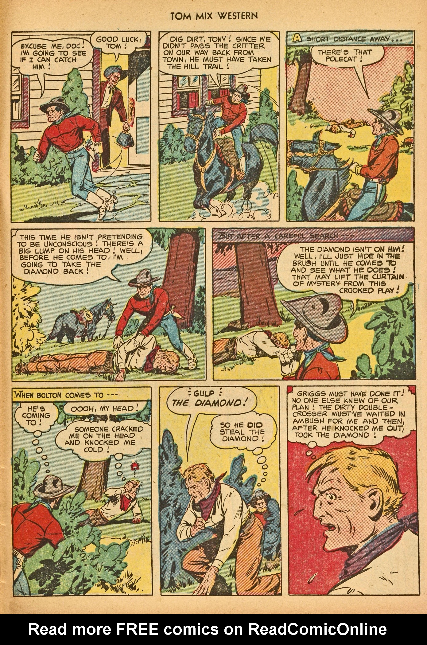 Read online Tom Mix Western (1948) comic -  Issue #59 - 31