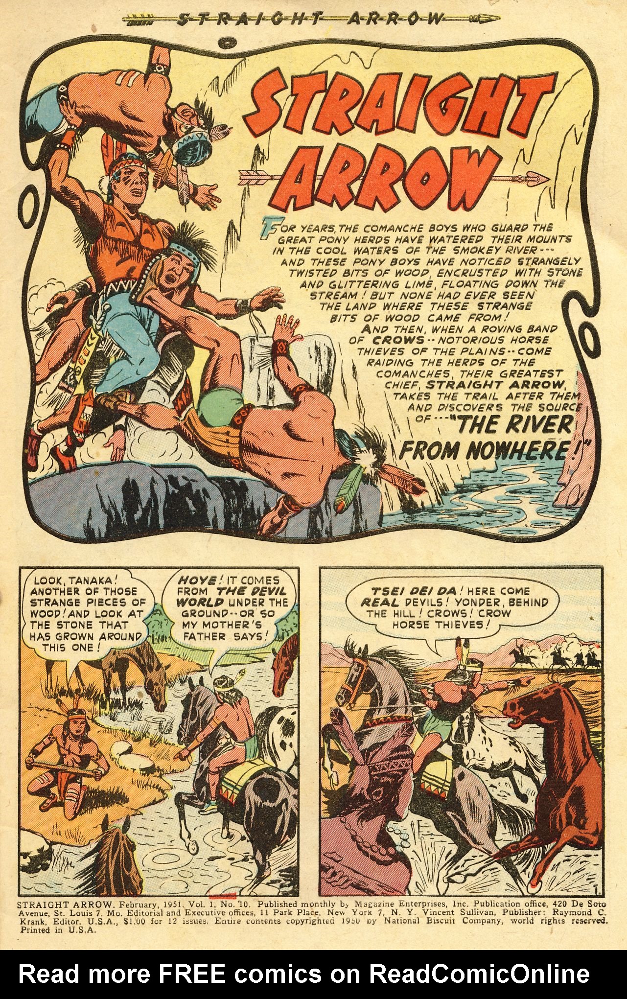 Read online Straight Arrow comic -  Issue #10 - 3