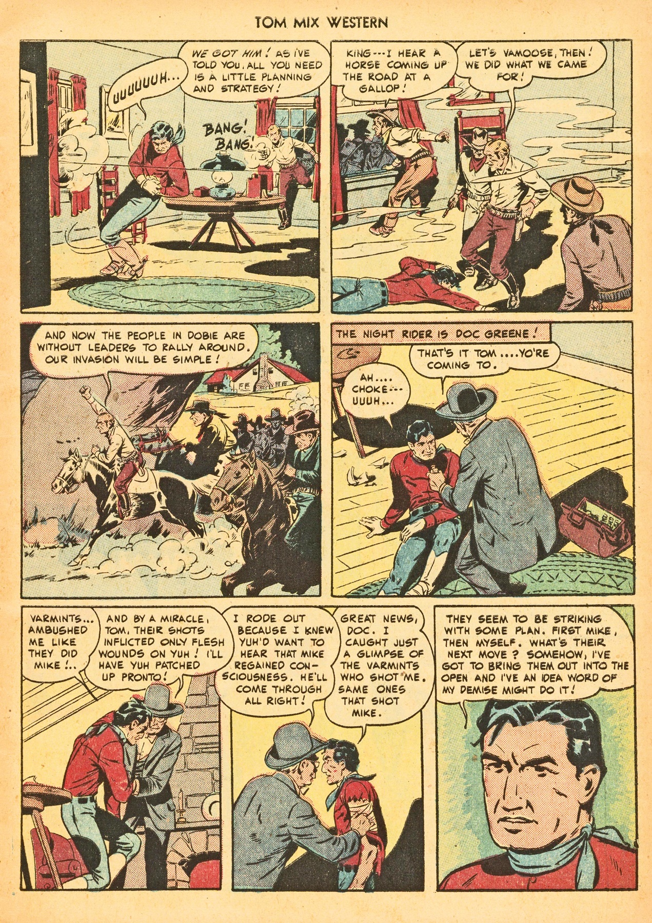 Read online Tom Mix Western (1948) comic -  Issue #21 - 19